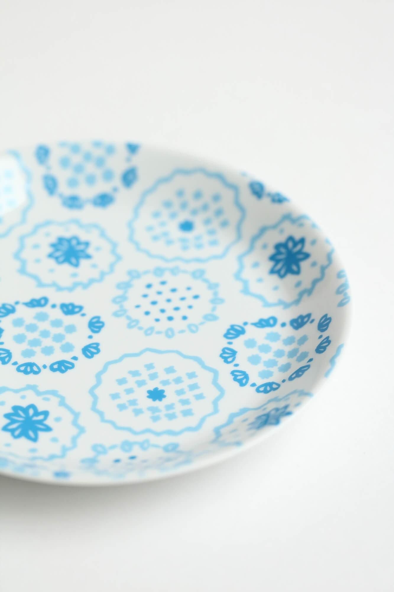 生活餐具 2枚套組/花刺繍