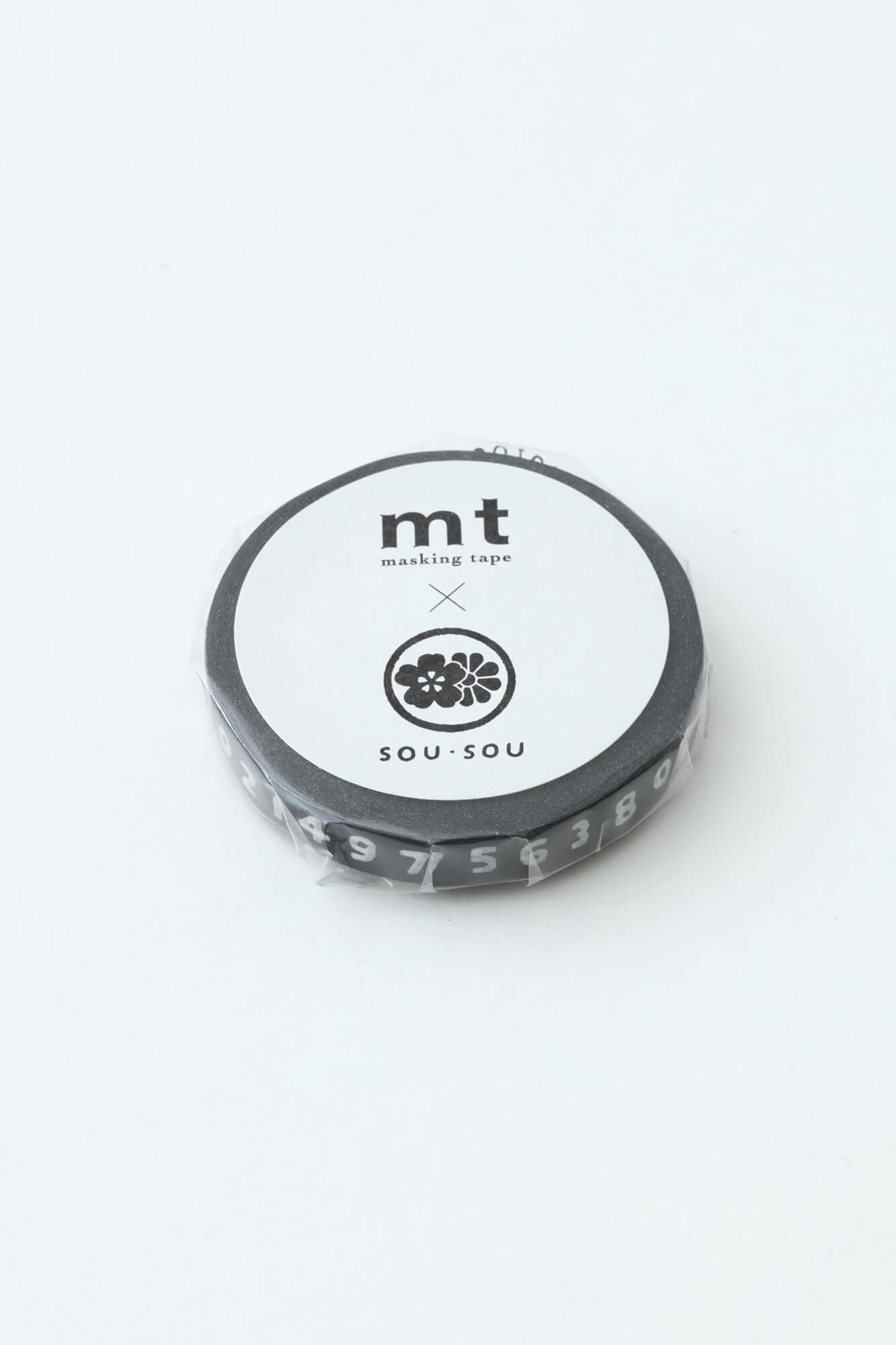SOU・SOU×mt テキスタイル・マステ/SO-SU-U【0.7cm幅】