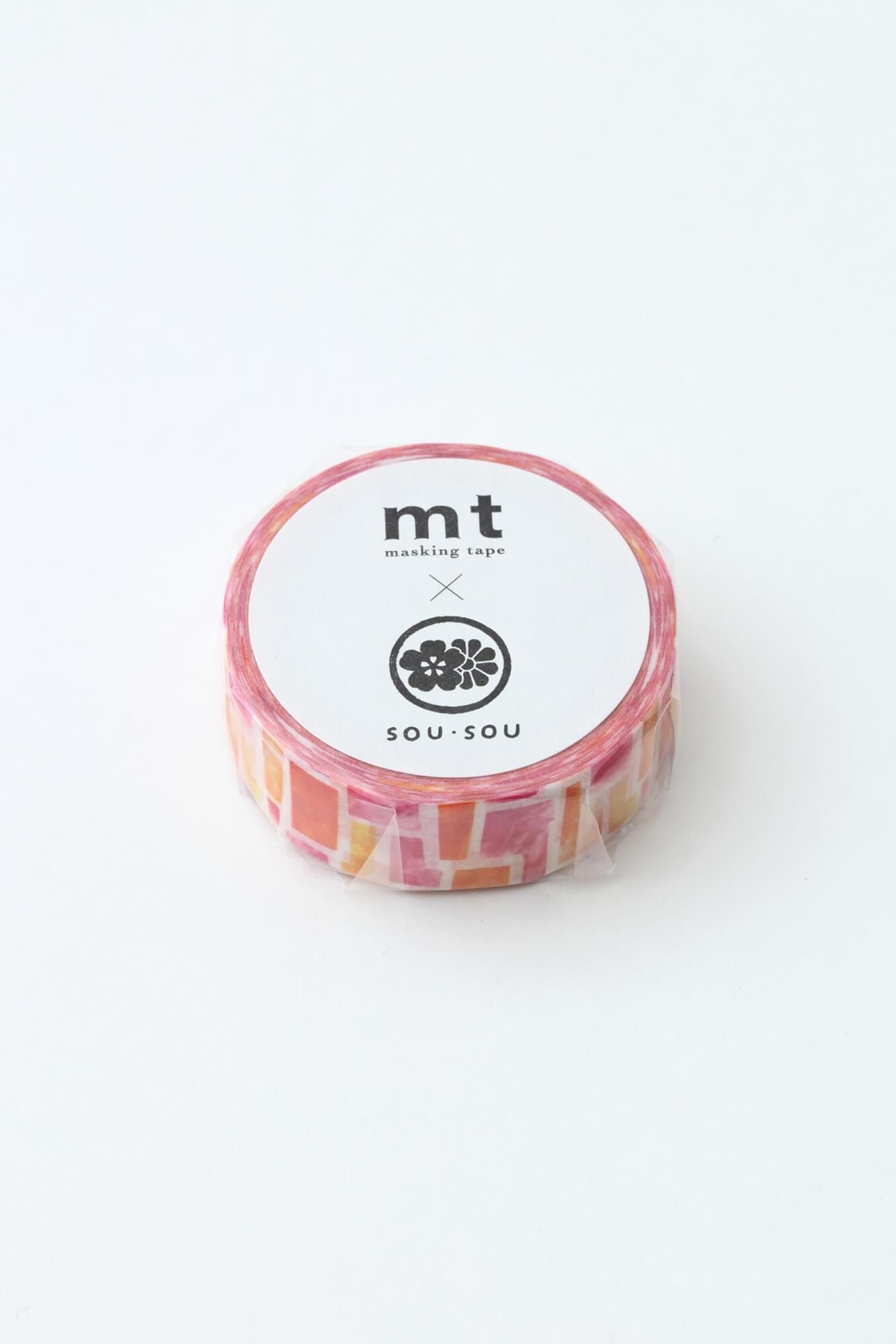 【net限定】SOU・SOU×mt テキスタイル・マステ/花園(はなぞの)【1.5cm幅】