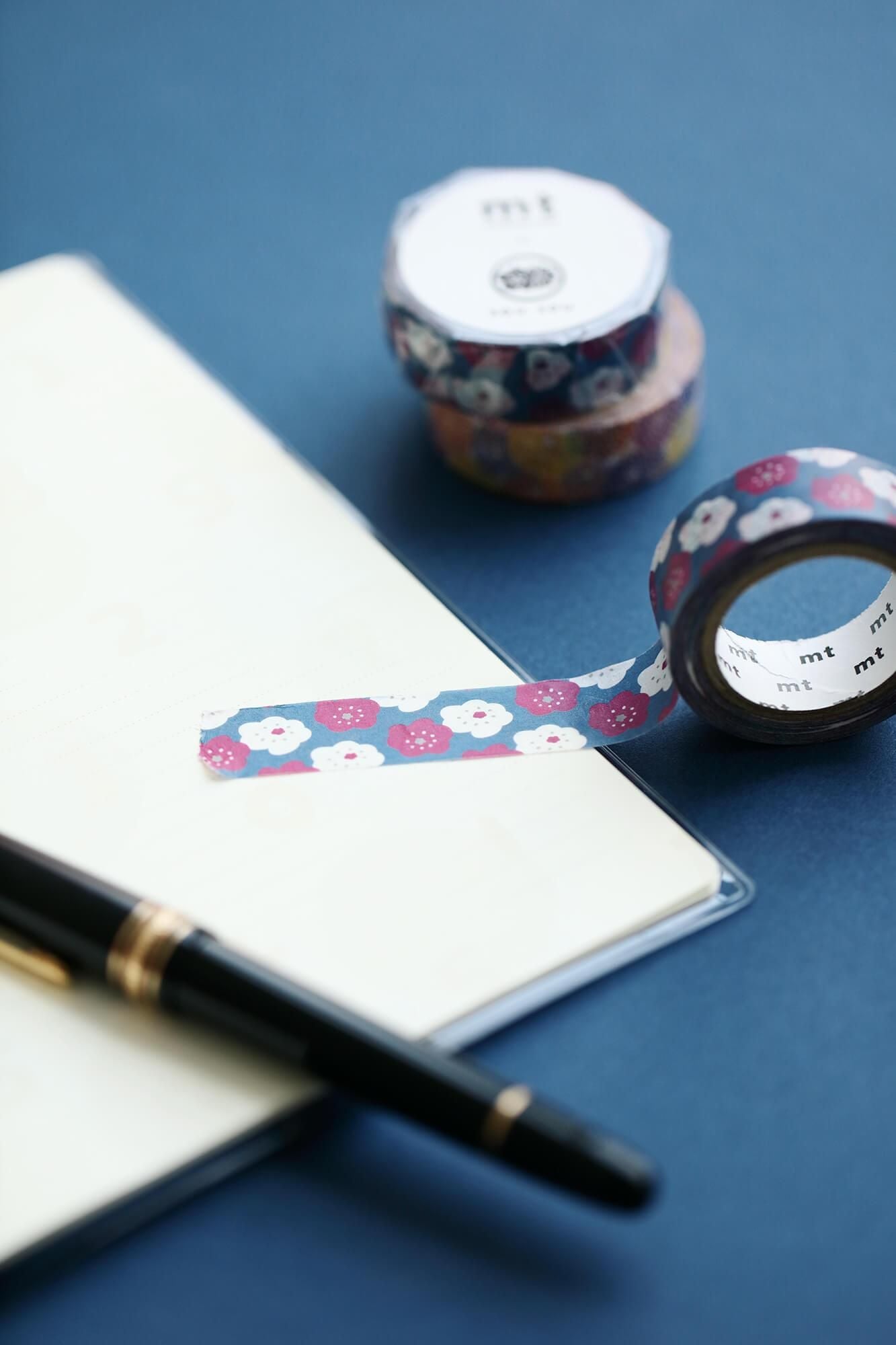 SOU・SOU×mt テキスタイル・マステ/ほほえみ【1.5cm幅】