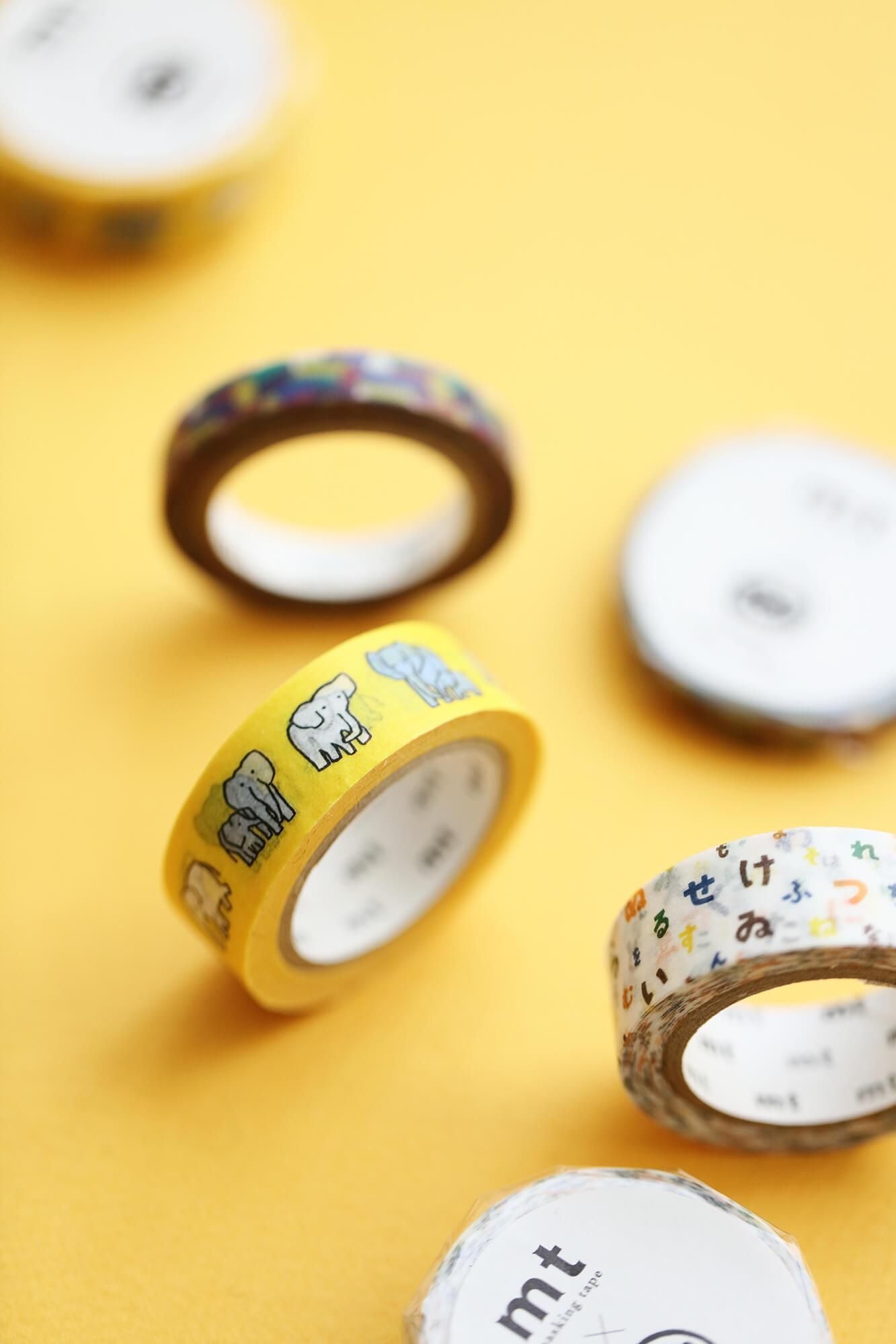 SOU・SOU×mt テキスタイル・マステ/ぞう【1.5cm幅】