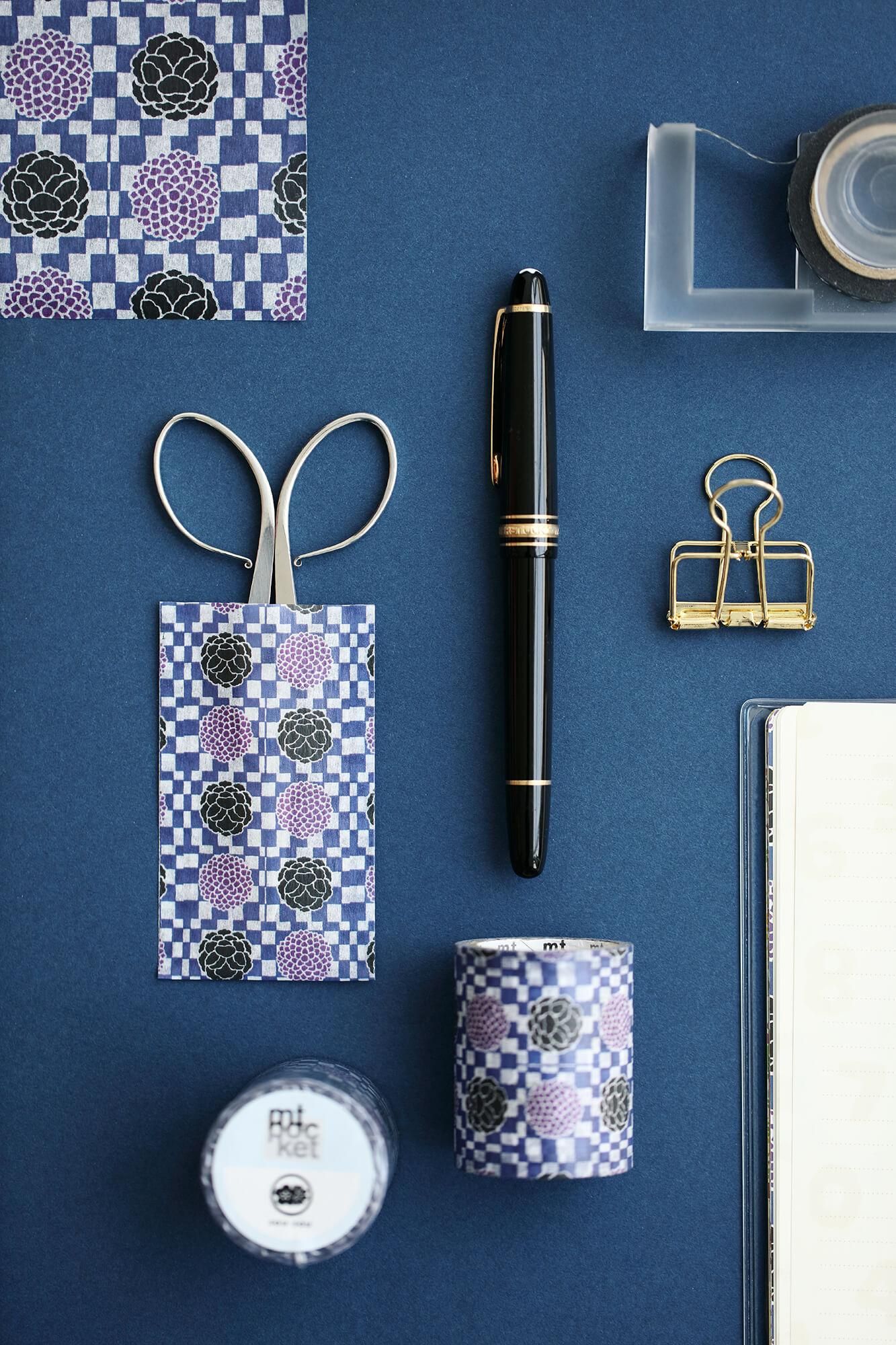 【net限定】SOU・SOU×mt_pocket/霰に華紋(あられにかもん)【5.0cm幅】