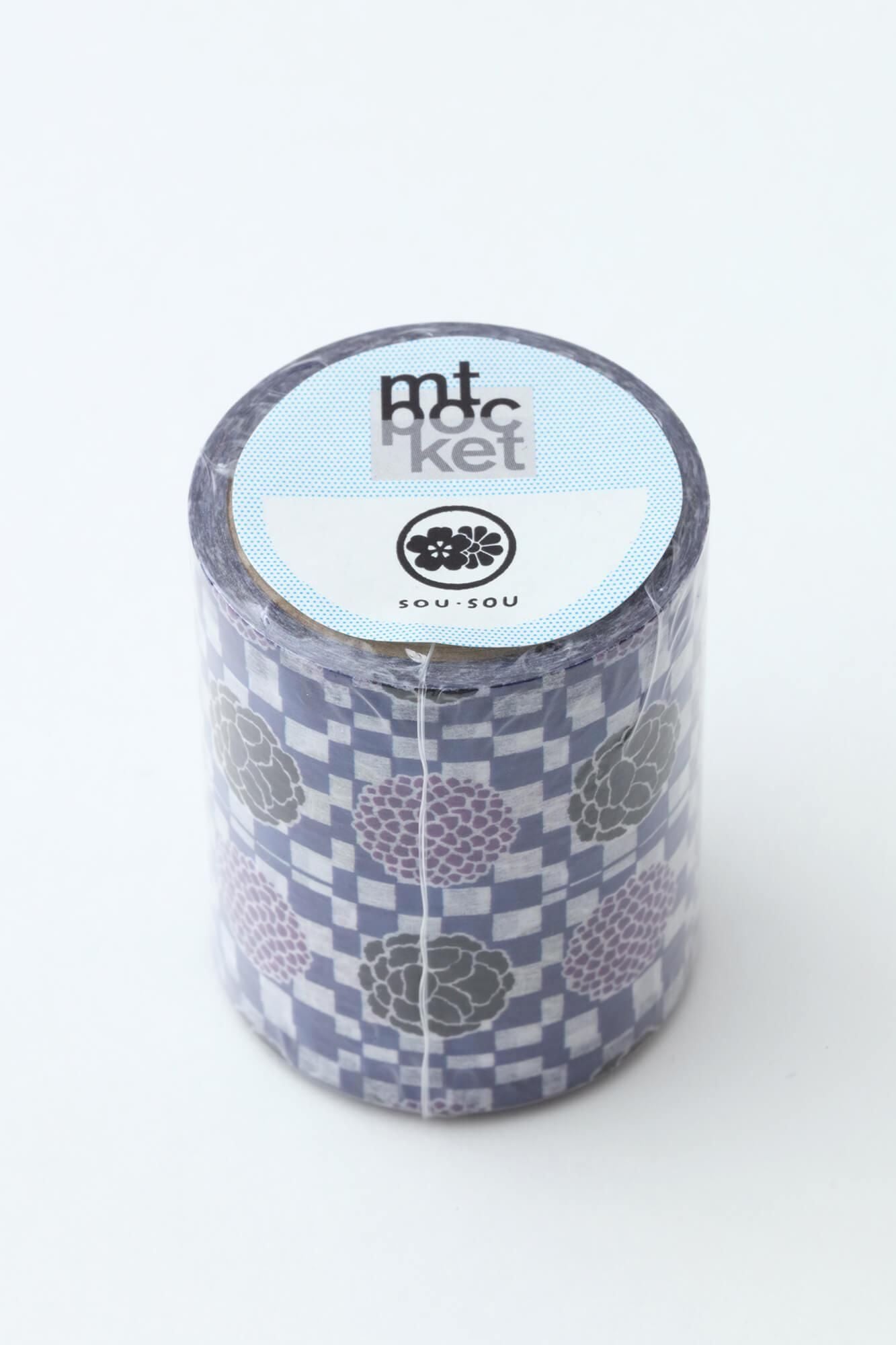 【net限定】SOU・SOU×mt_pocket/霰に華紋(あられにかもん)【5.0cm幅】