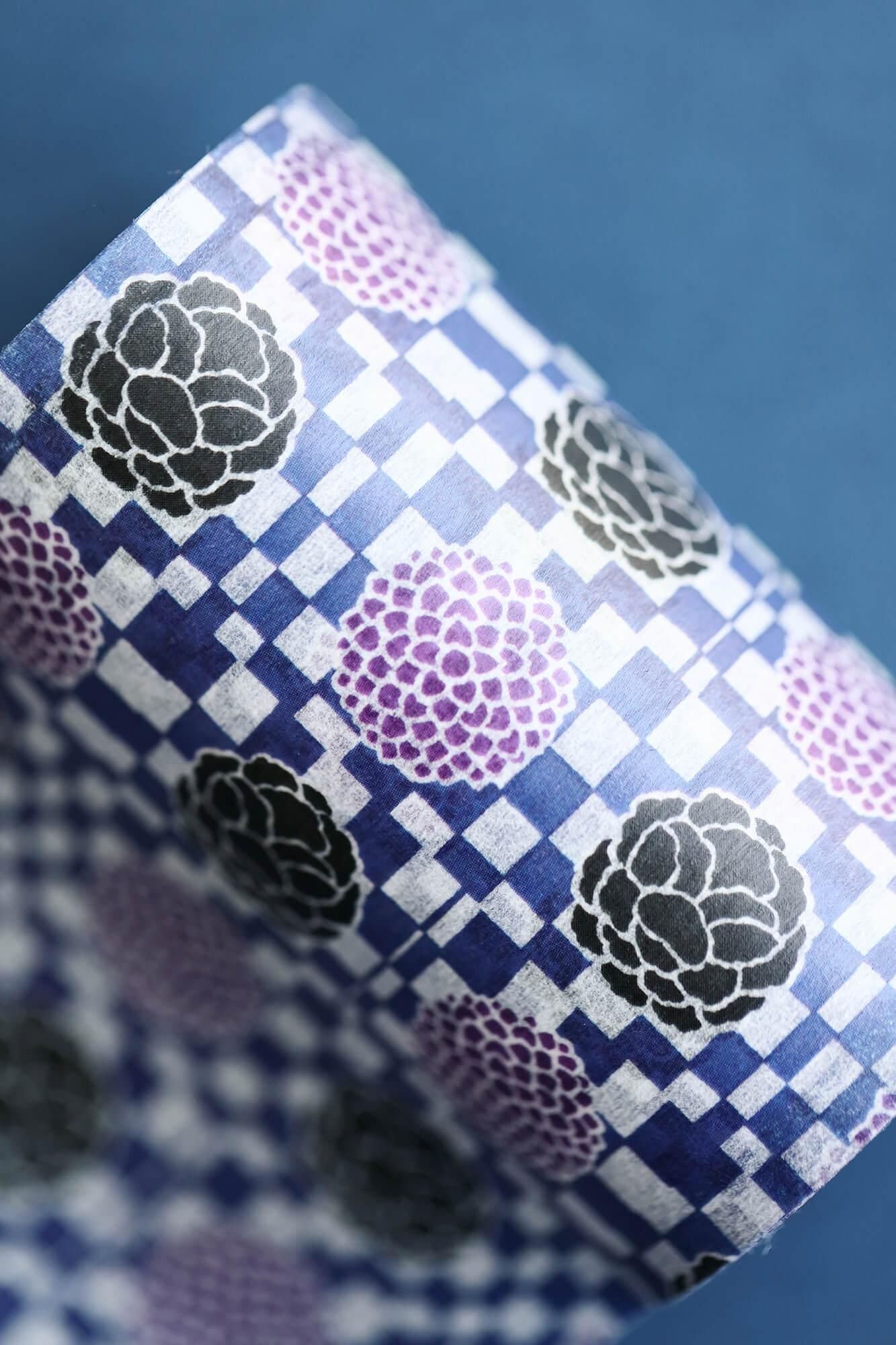 【net限定】SOU・SOU×mt_pocket/霰に華紋(あられにかもん)【7.5cm幅】