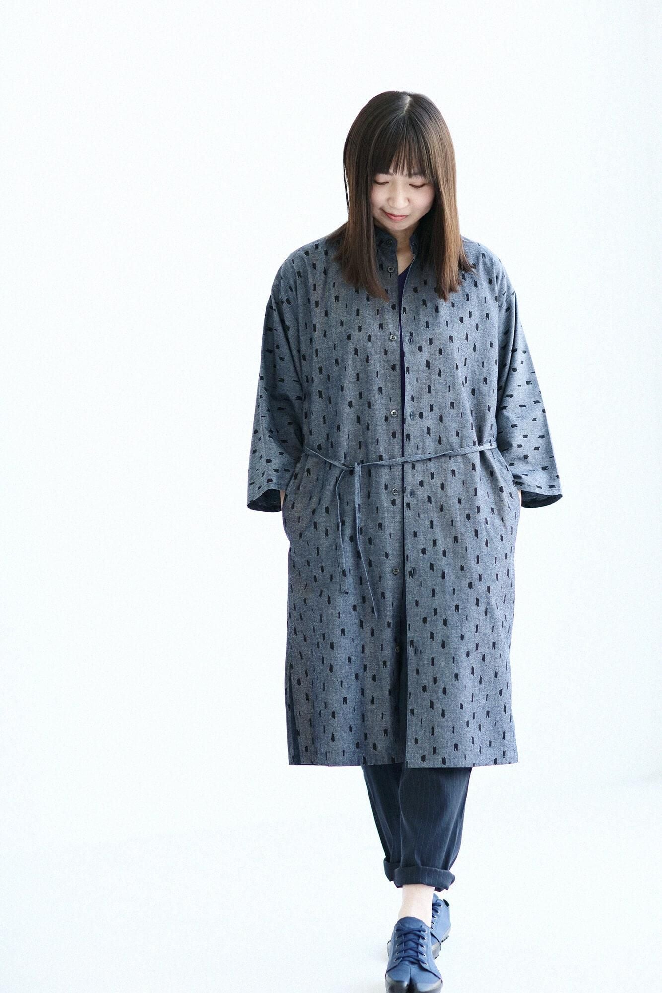 Split Toe Tabi Sneaker / Dark Blue×SO-SU-U Kon