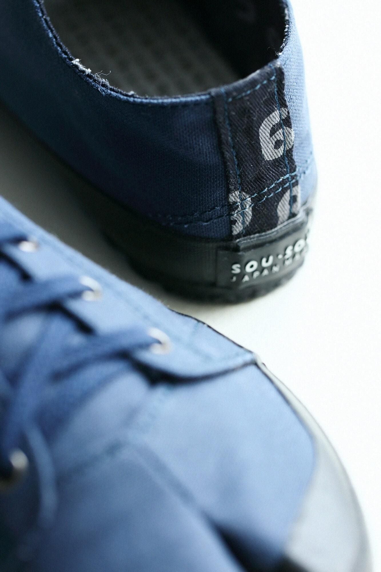Split Toe Tabi Sneaker / Dark Blue×SO-SU-U Kon