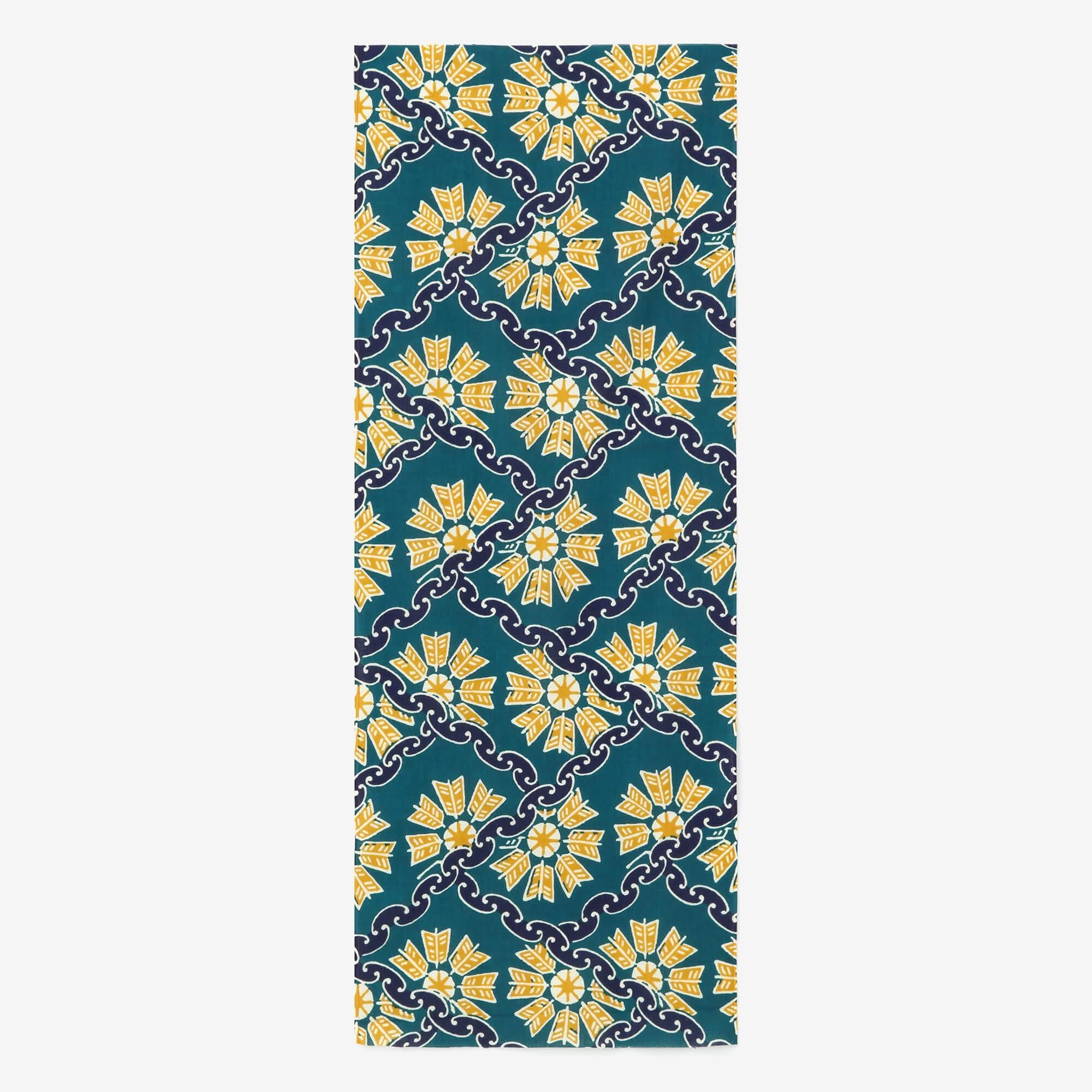 Isemomen Cotton Textile Handkerchief / Continuation of Arrow Wheel-Recreation