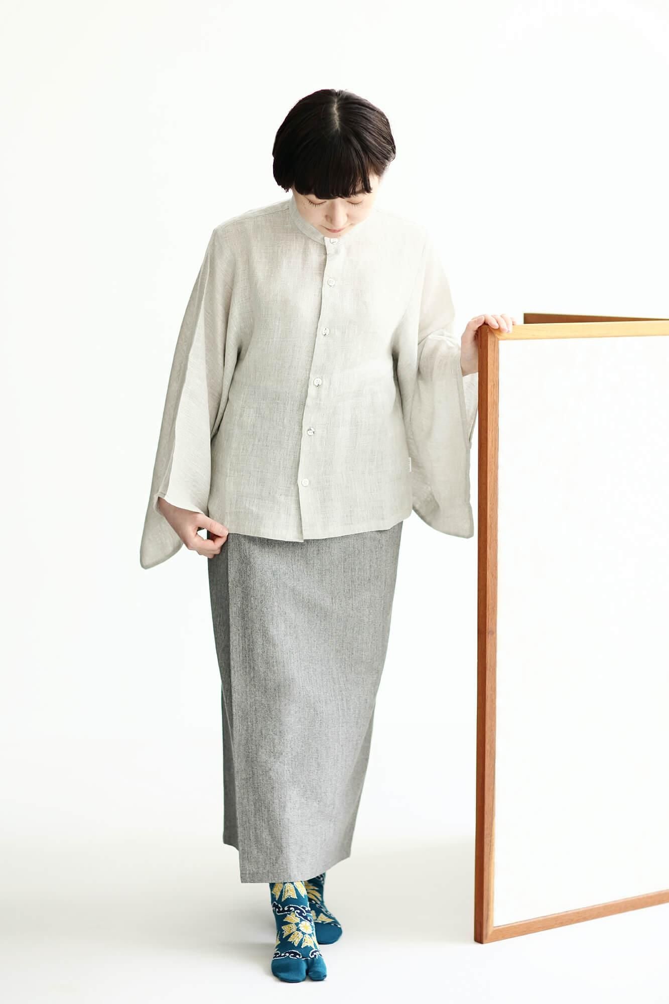 Tabi-Unterteil (normale Länge) / Verknüpftes Pfeilradmuster (Kantatsuri Yagurumamon) Kopie (Utsushi)