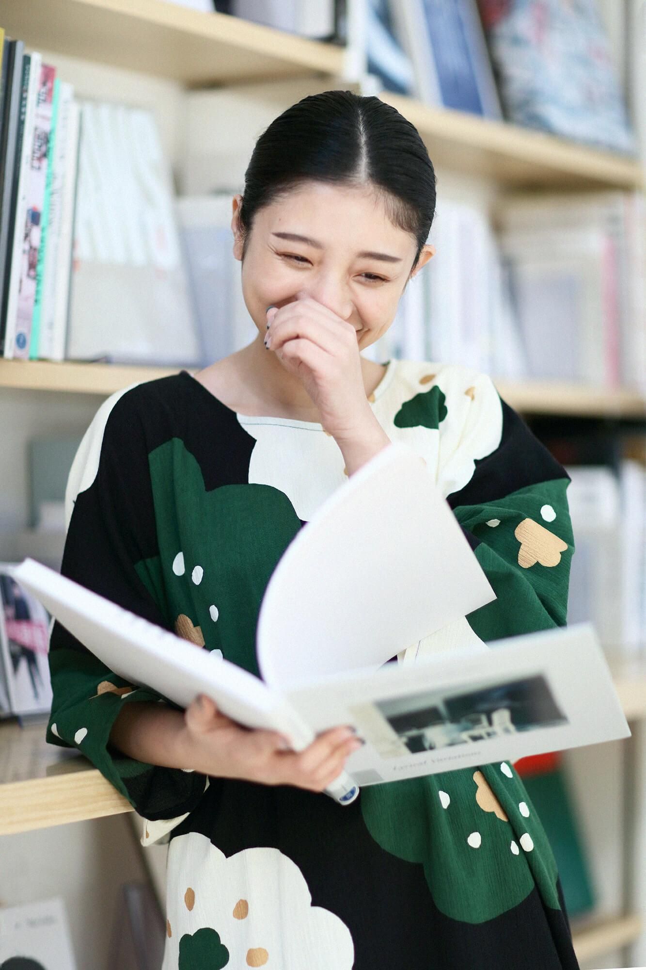 高島縮棉 20/20 圓弧袖長方形洋裝/微笑