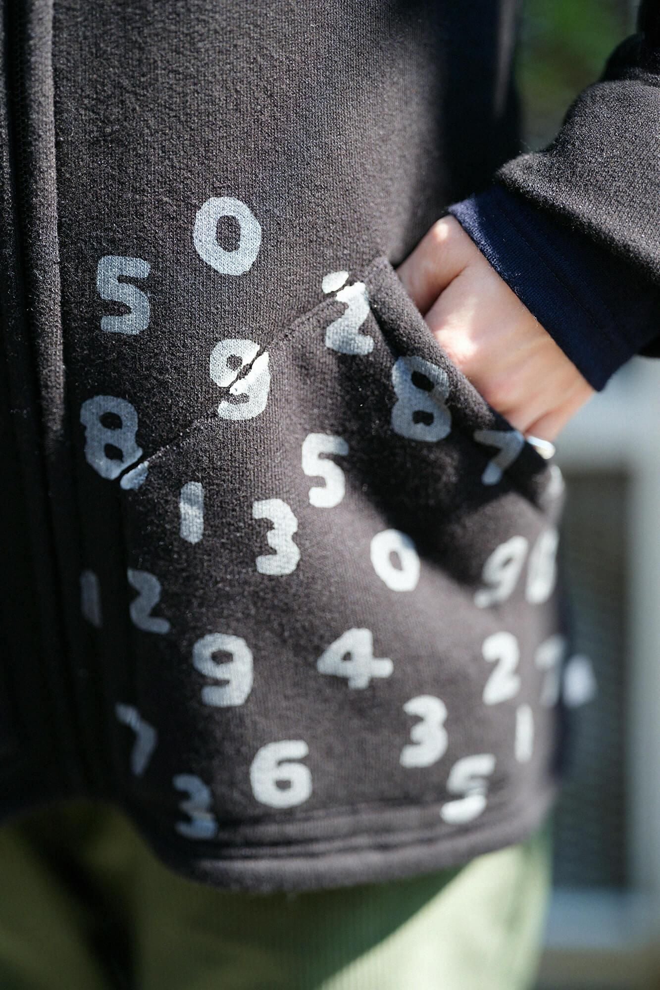 【官網限定】內仿毛針織 連帽外套/藍黑色