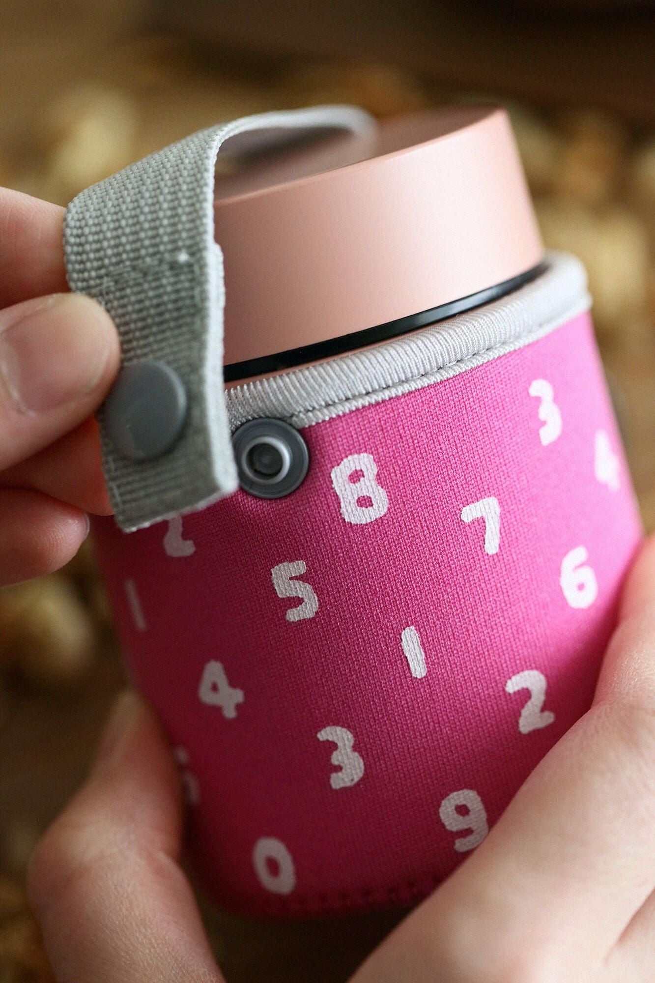 SOU・SOU×POKETLE ポケトル160 スープボトル 専用カバー カラビナ付/ピンク