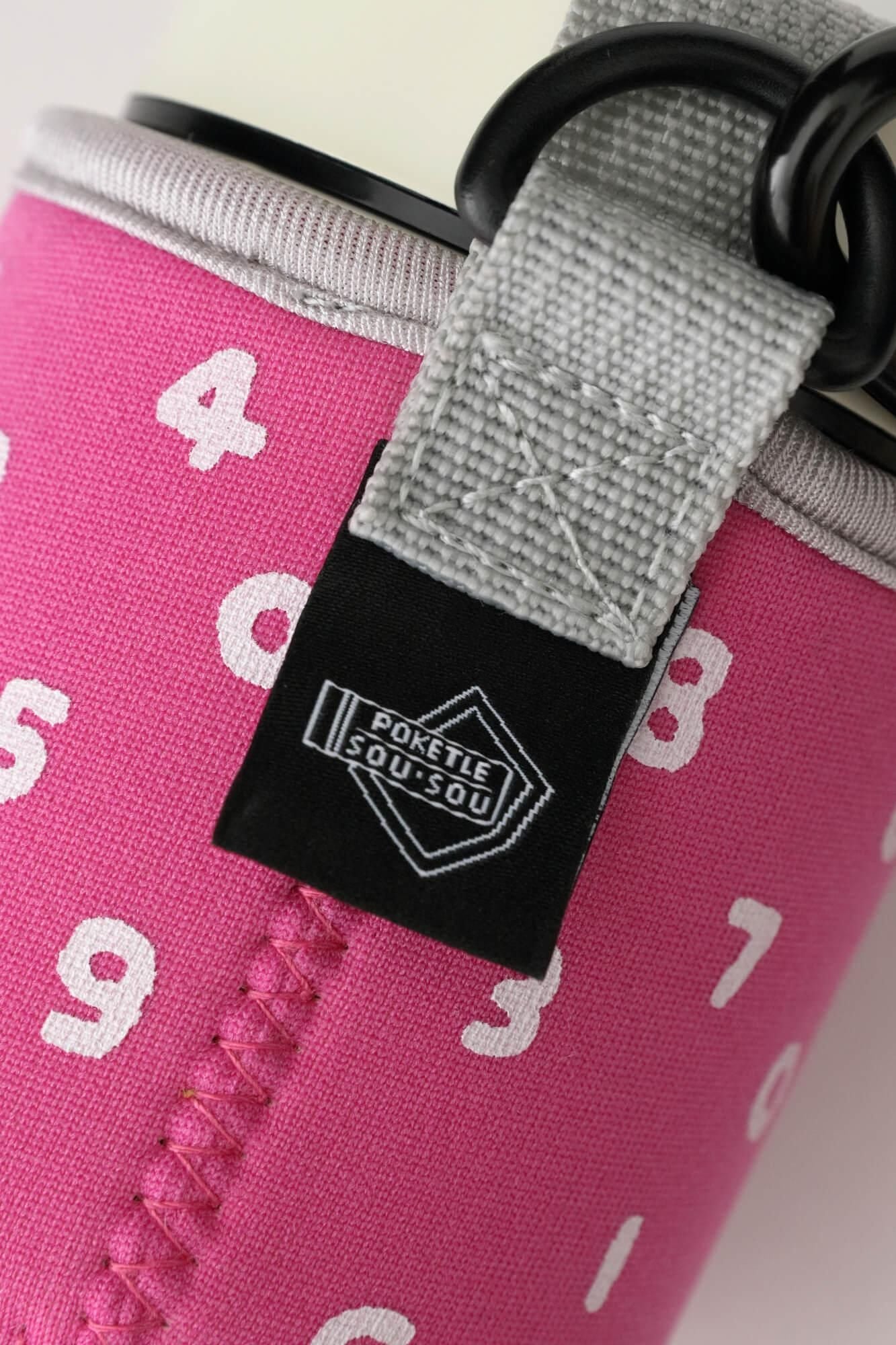 SOU・SOU×POKETLE ポケトル160 スープボトル 専用カバー カラビナ付/ピンク