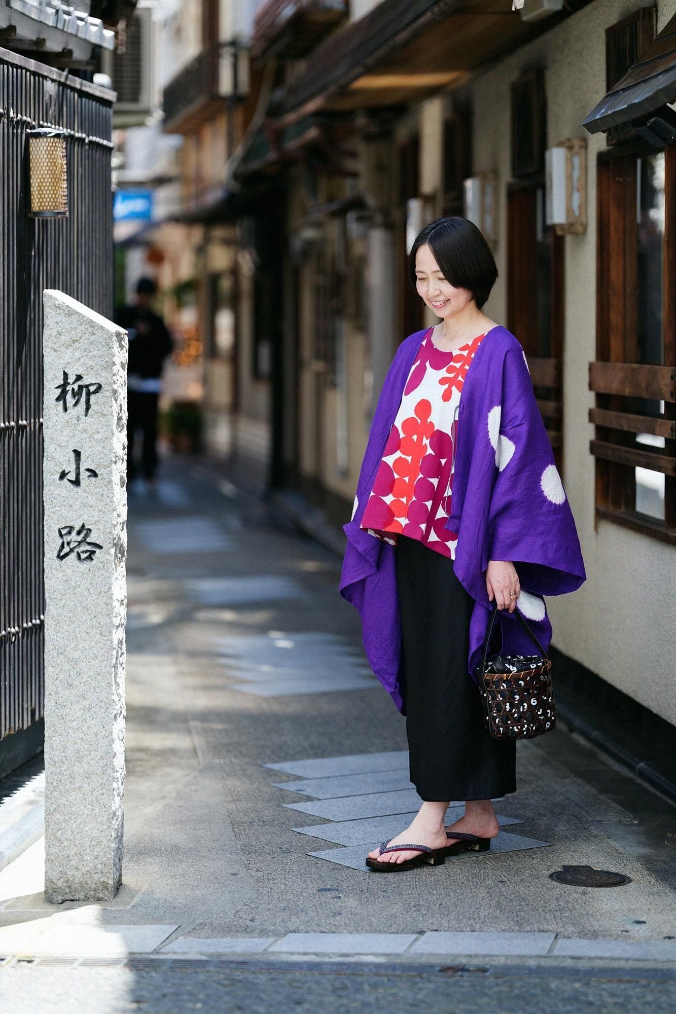 高島縮棉 20/20方形上衣/成長