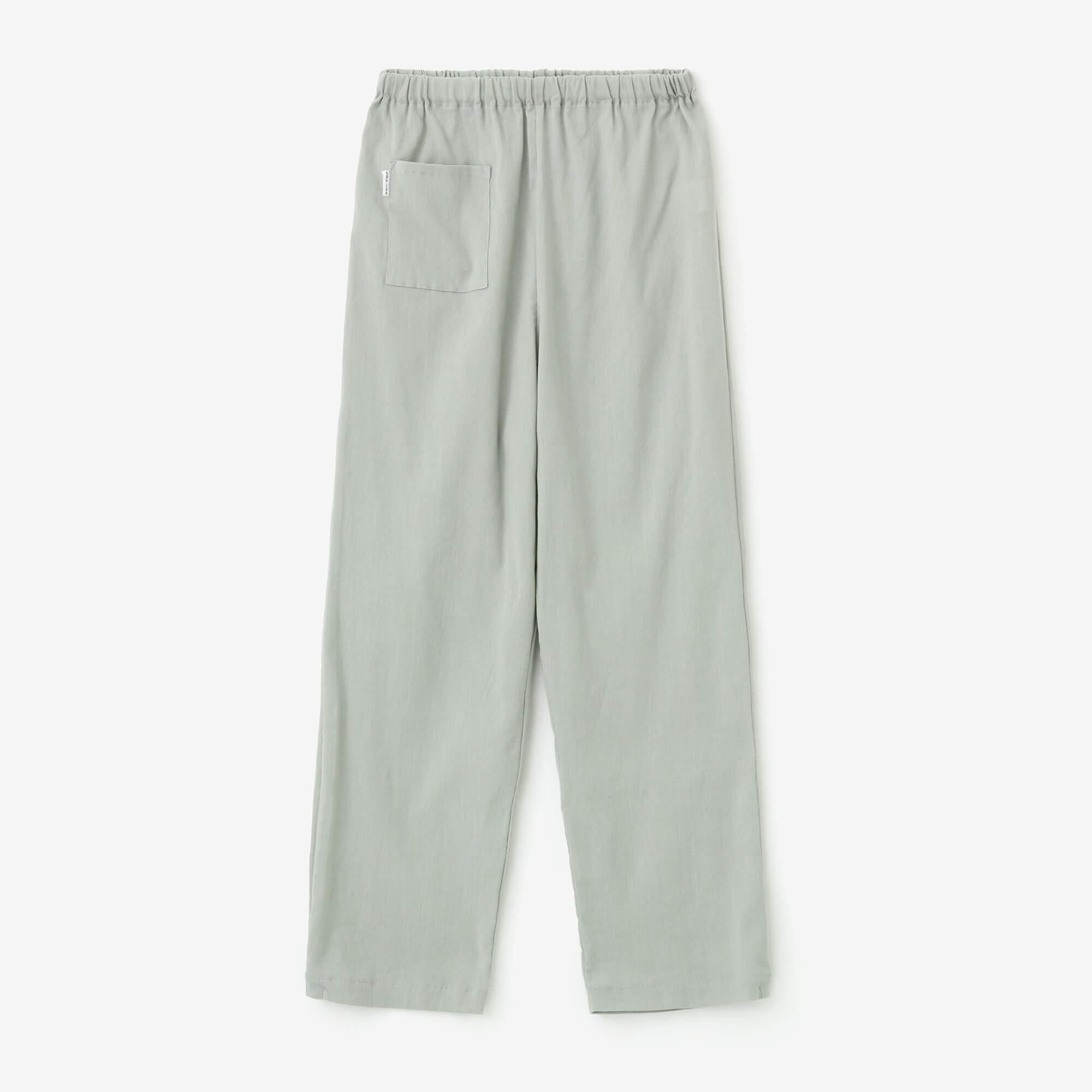 Chizimi Cotton 40/40 Skinny Pants / Light Greyish Green