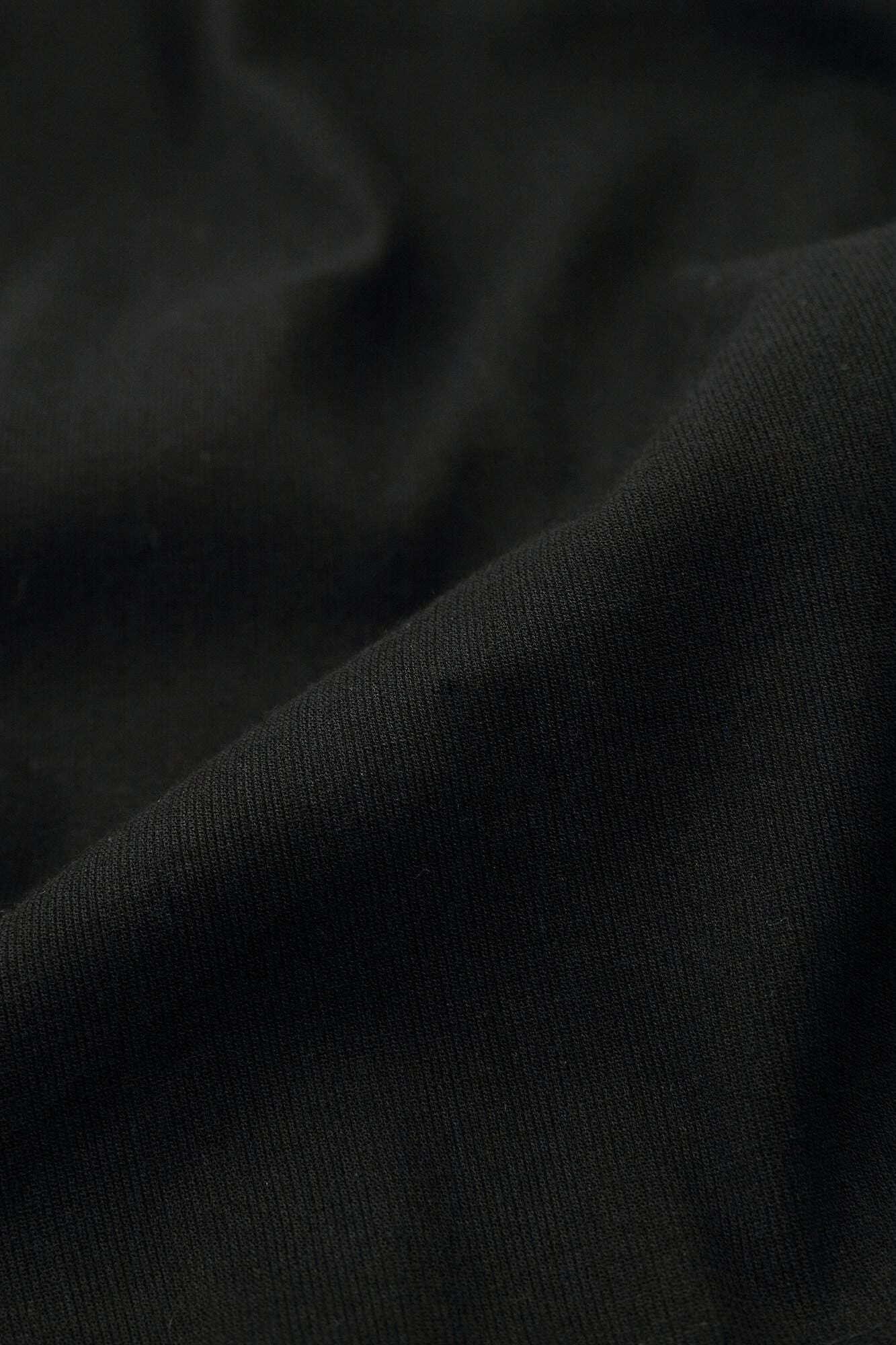 高島縮棉 40/40風靡 上衣/黑色