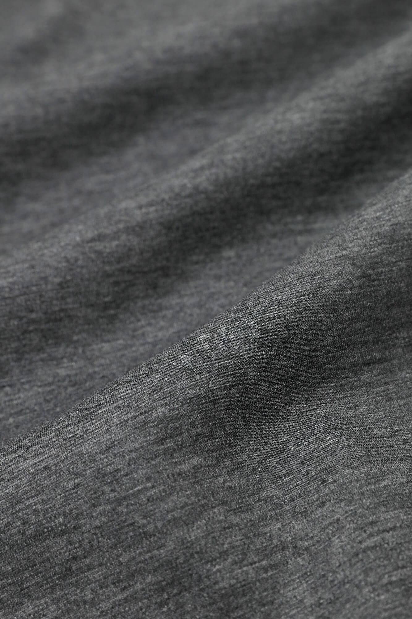 羅紋針織布 Royal Cool B.N. 長袖連衣裙/灰墨色