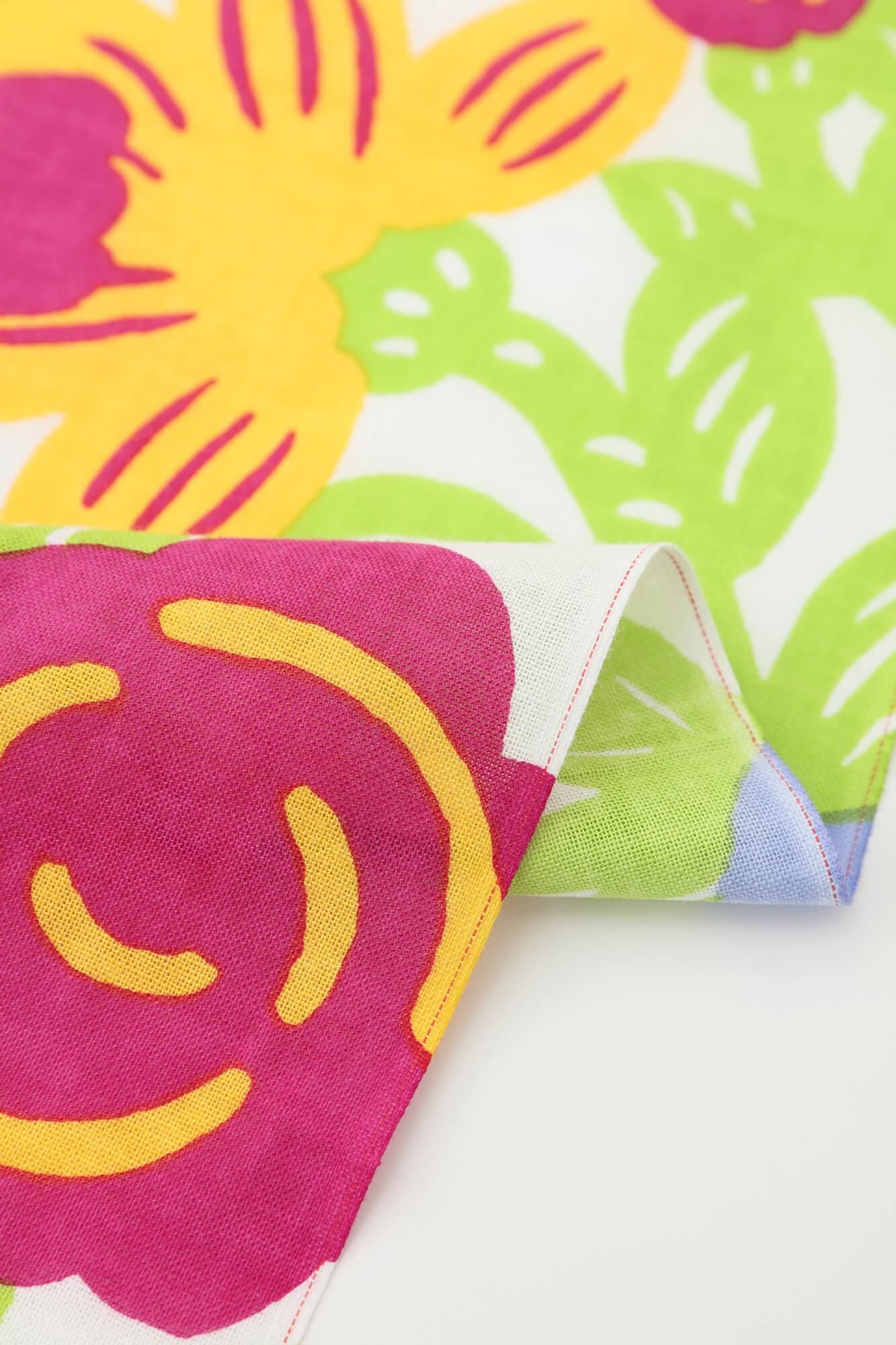 Isemomen Cotton Textile Handkerchief(Short)/ Bird