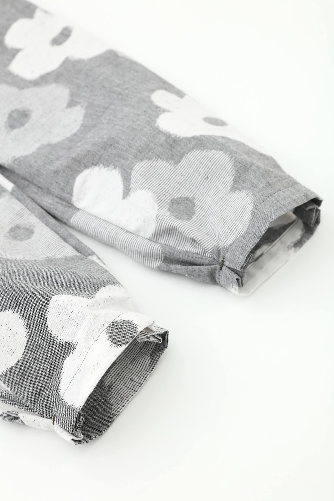 Kurume Kasuri Fold Monpe/Hanagasane Mokuhai