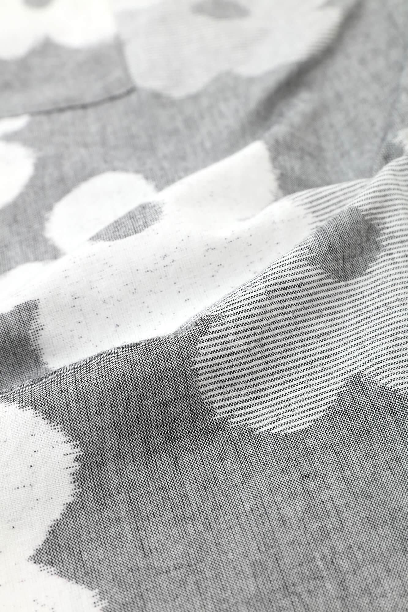 Kurume Kasuri Fold Monpe/Hanagasane Mokuhai