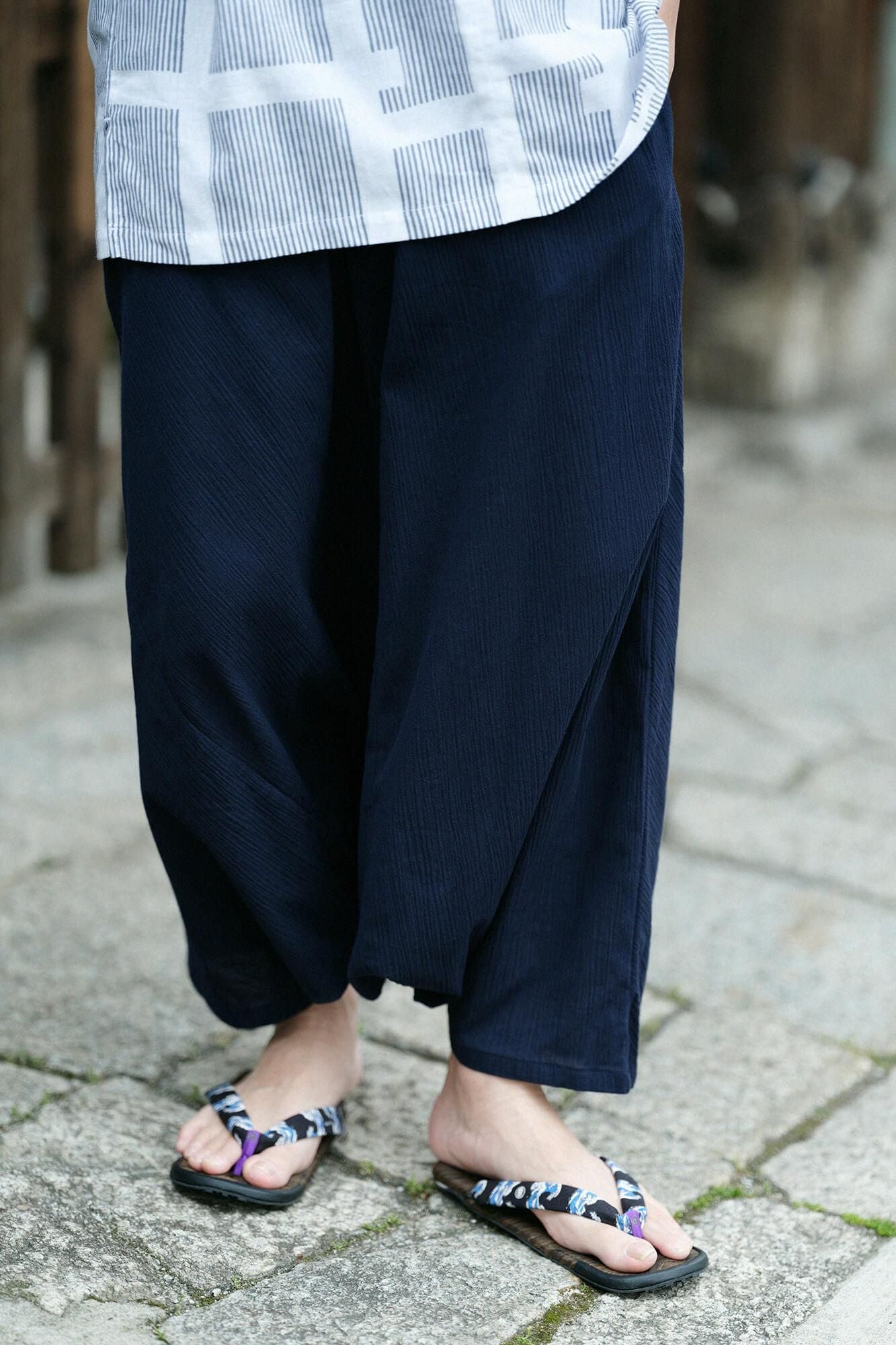 高島縮棉 20/20富士(飛鼠褲)2.0 /藍黑色