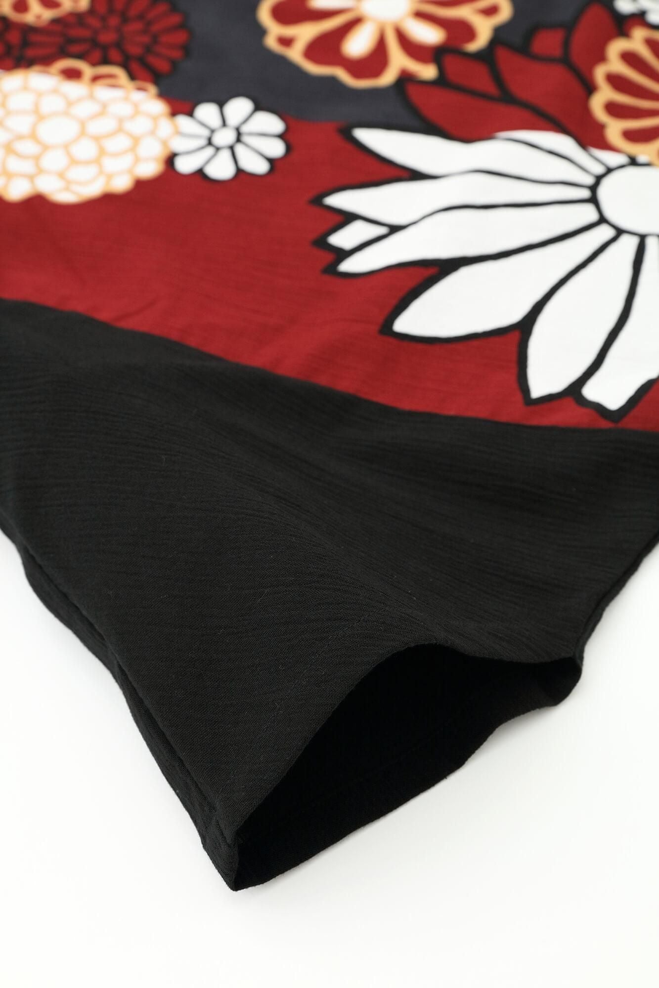 高島縮棉 20/20富士(飛鼠褲)2.0 / 黑色×金襴緞子