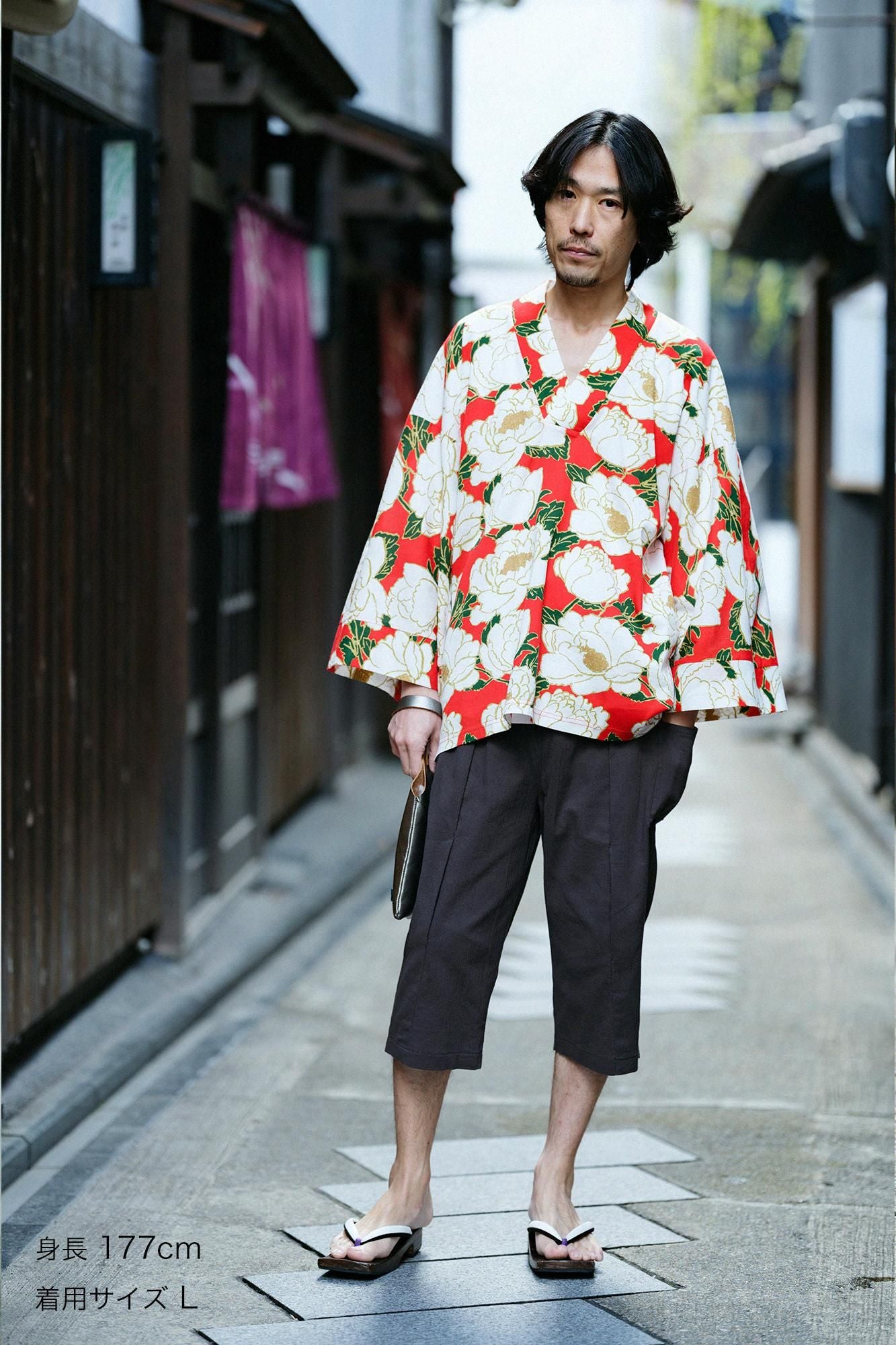 Chizimi Cotton 20/20 Pleated Skinny Pants / Dark Grey