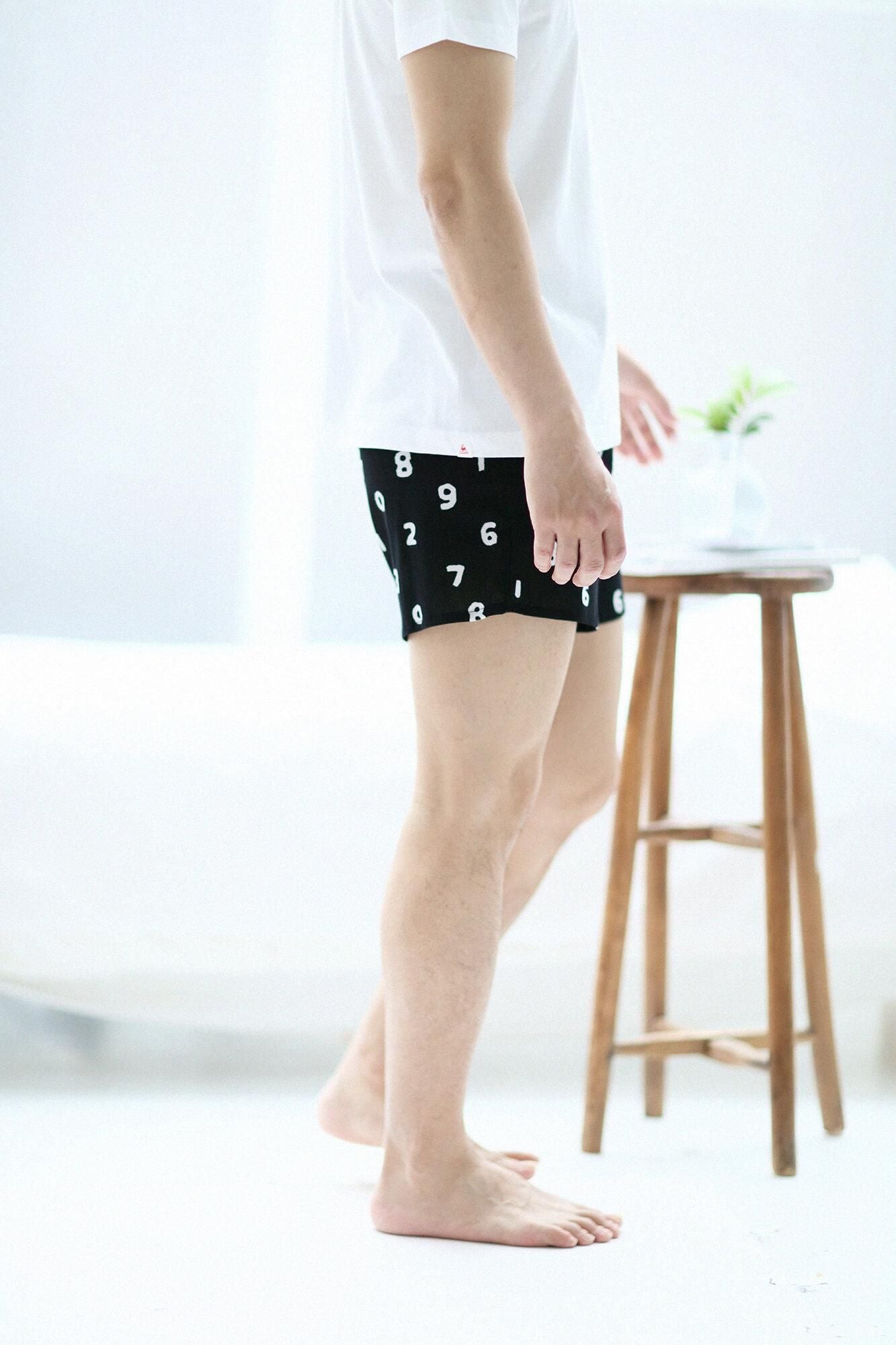 高島縮 40/40 テキスタイルトランクス/SO-SU-U 濡羽色(ぬればいろ)