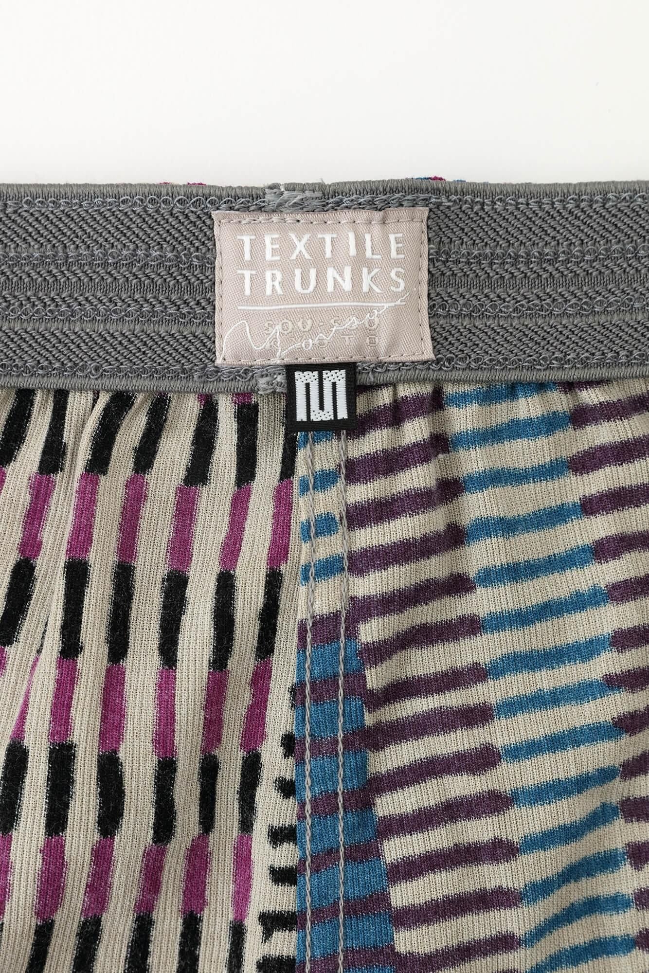 高島縮 40/40 テキスタイルトランクス/摩天楼(まてんろう)