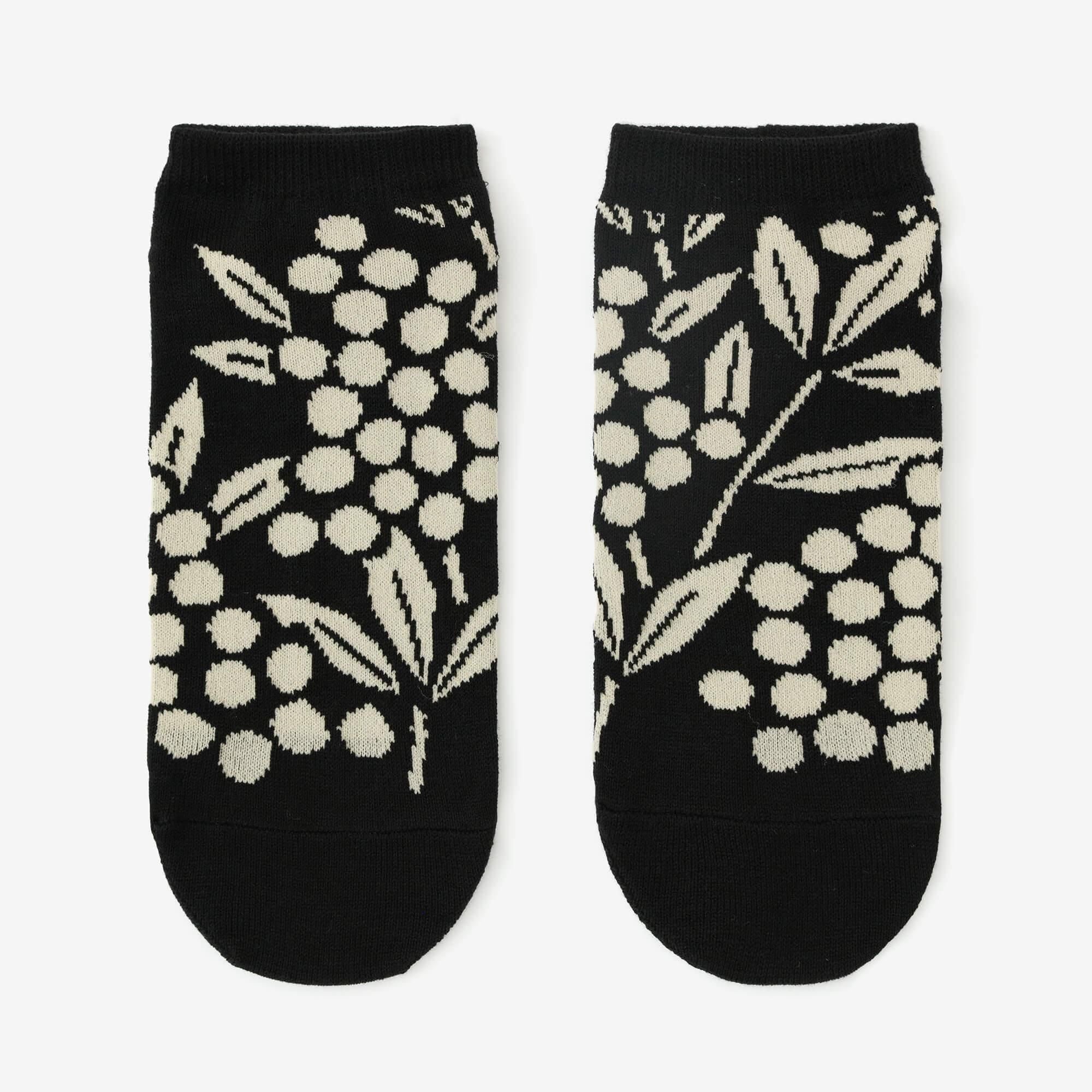 Round Toe Tabi Socks(Low-cut)/Nandina Bamboo