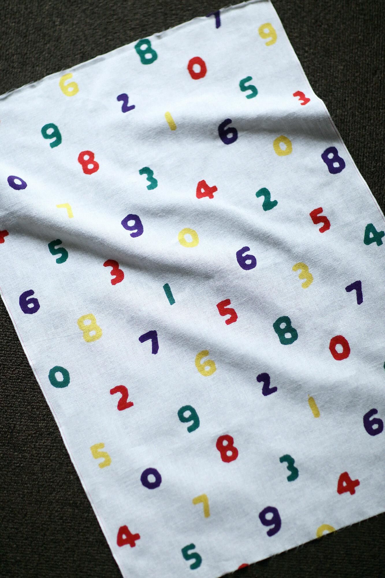 Isemomen Cotton Textile Handkerchief(Short)/ SO-SU-U Gogyo (Five Elements) Gold