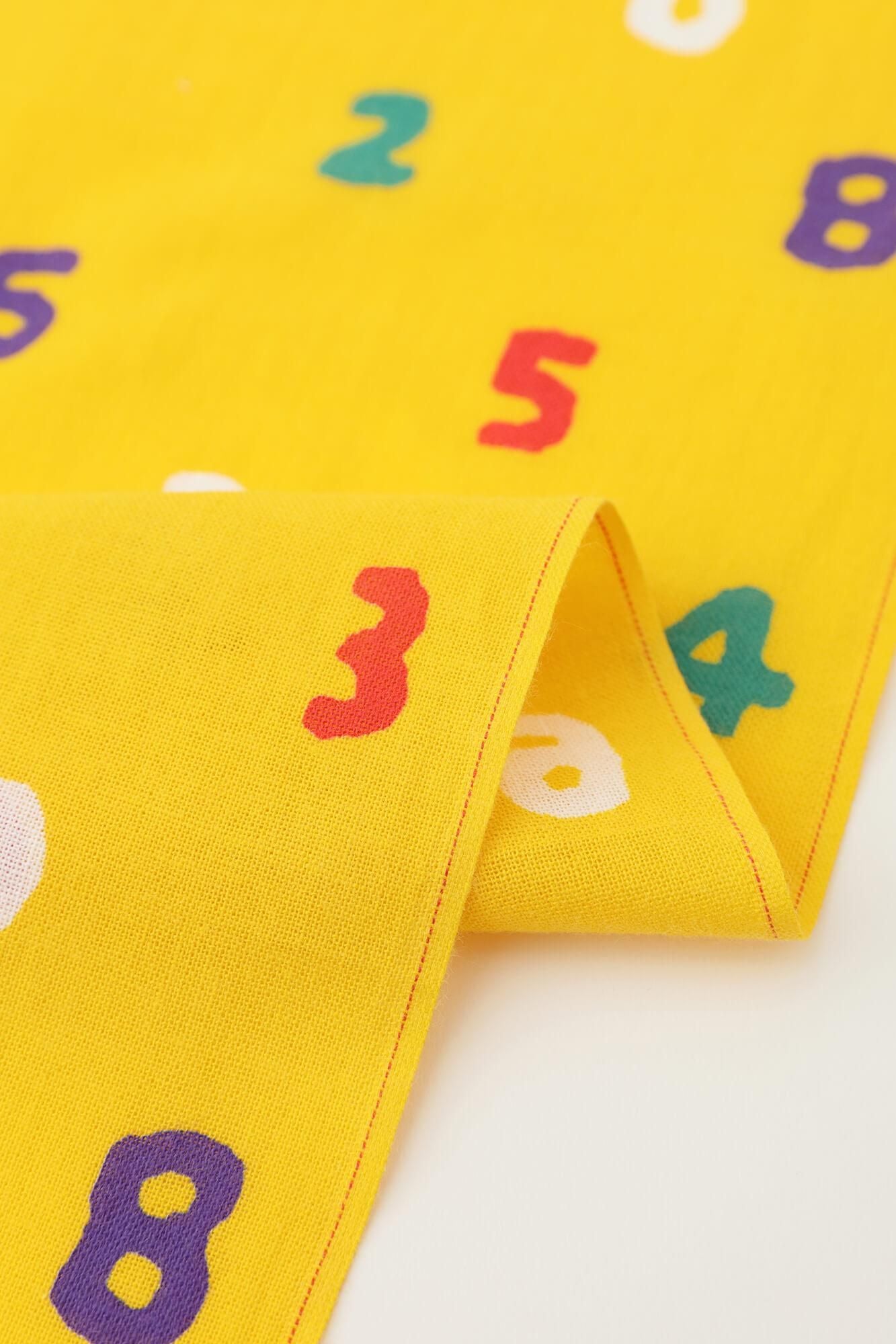 Isemomen Cotton Textile Handkerchief(Short)/ SO-SU-U Gogyo (Five Elements) Earth