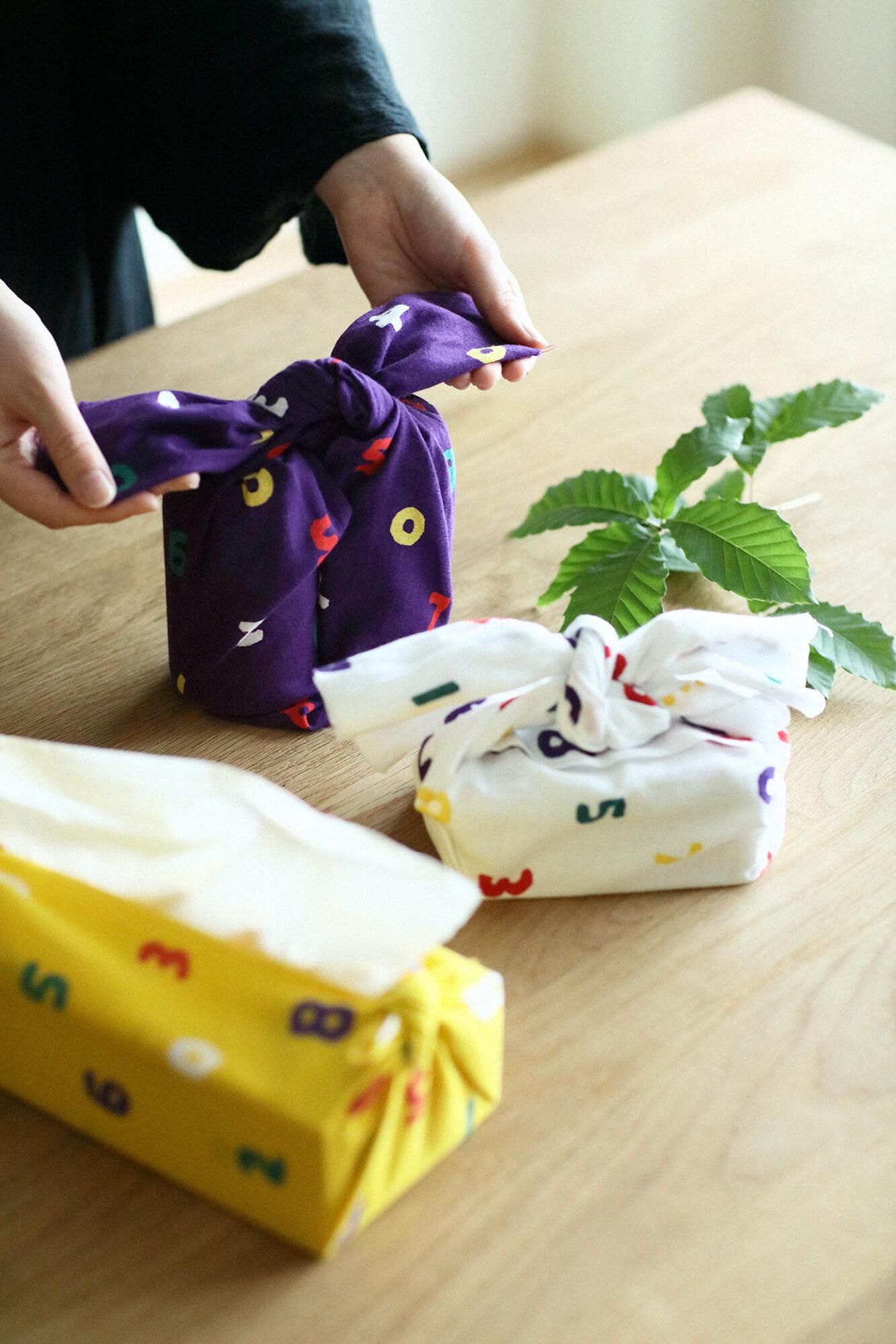 Ise Momen Textil-Tenugui/SO-SU-U Fünf Elemente (Gogyo) Wasser (Mizu)