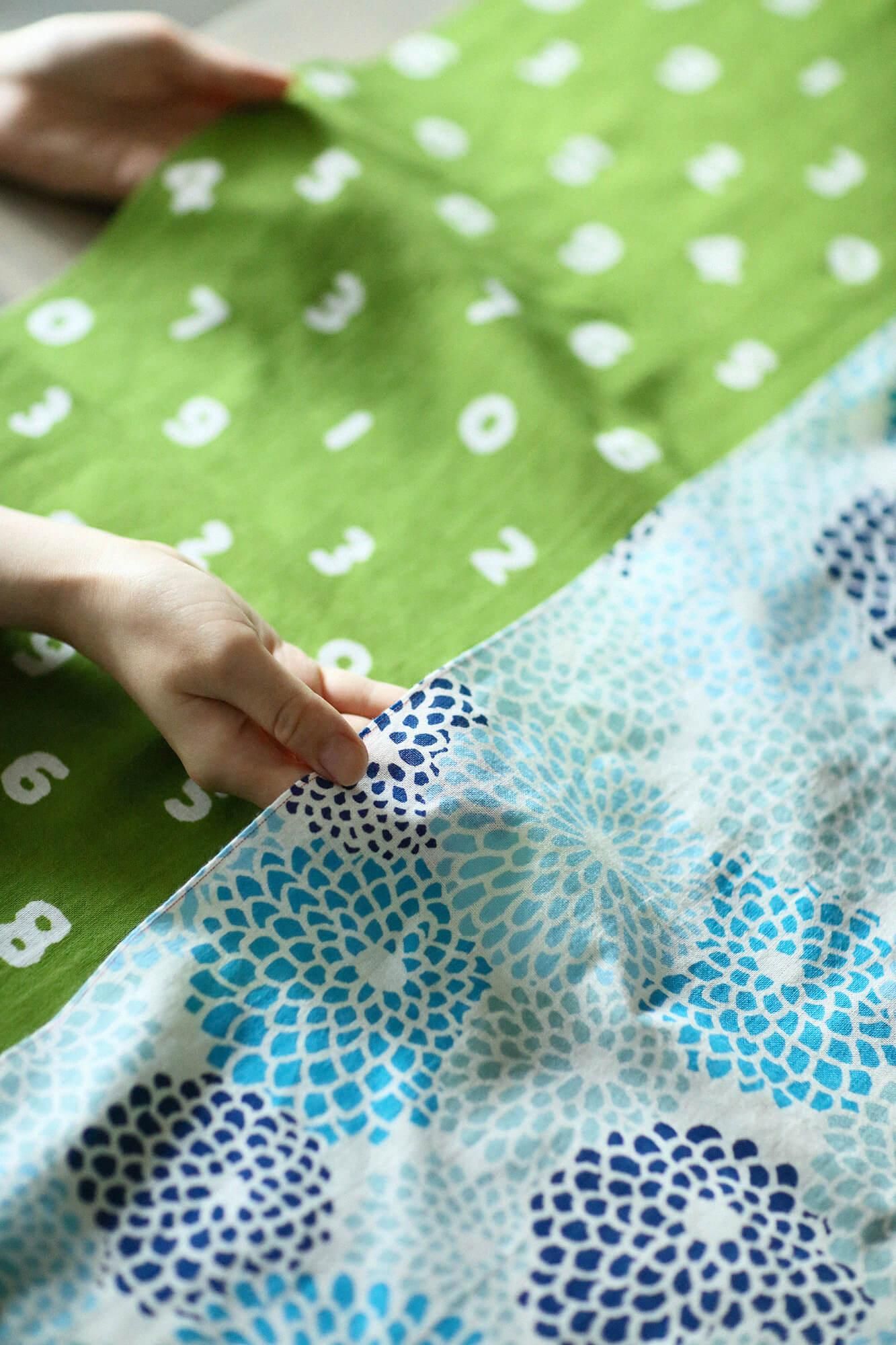 ISE Cotton Textile Tenugui / Chrysanthemum Skewer (Ryo)