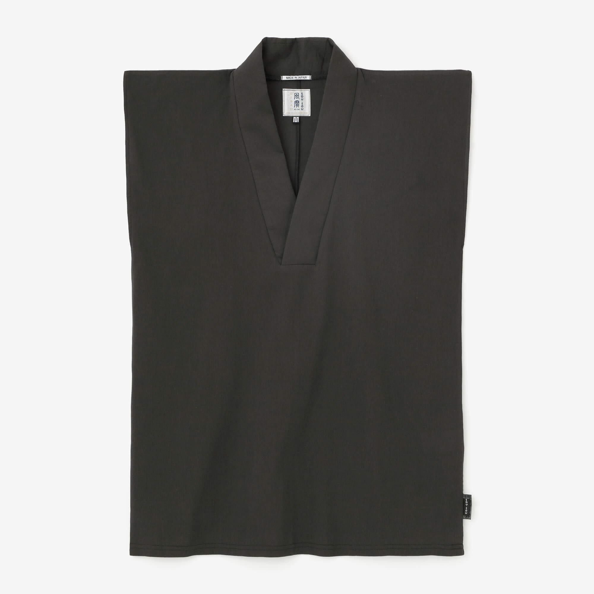 【官網限定】高島縮棉 40/40無袖風靡/深灰色