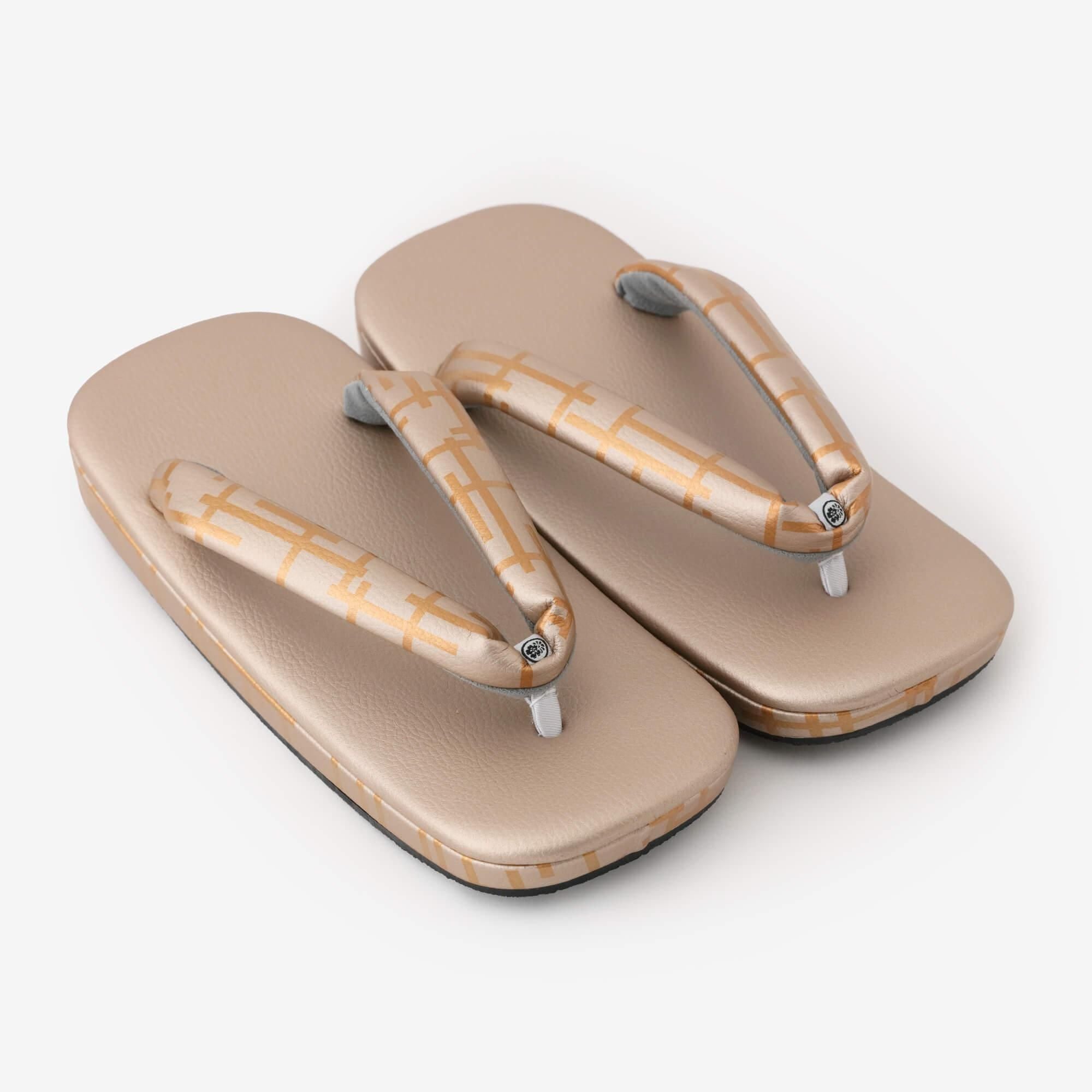 Nishijin Sandals / Fence Smoked Gold