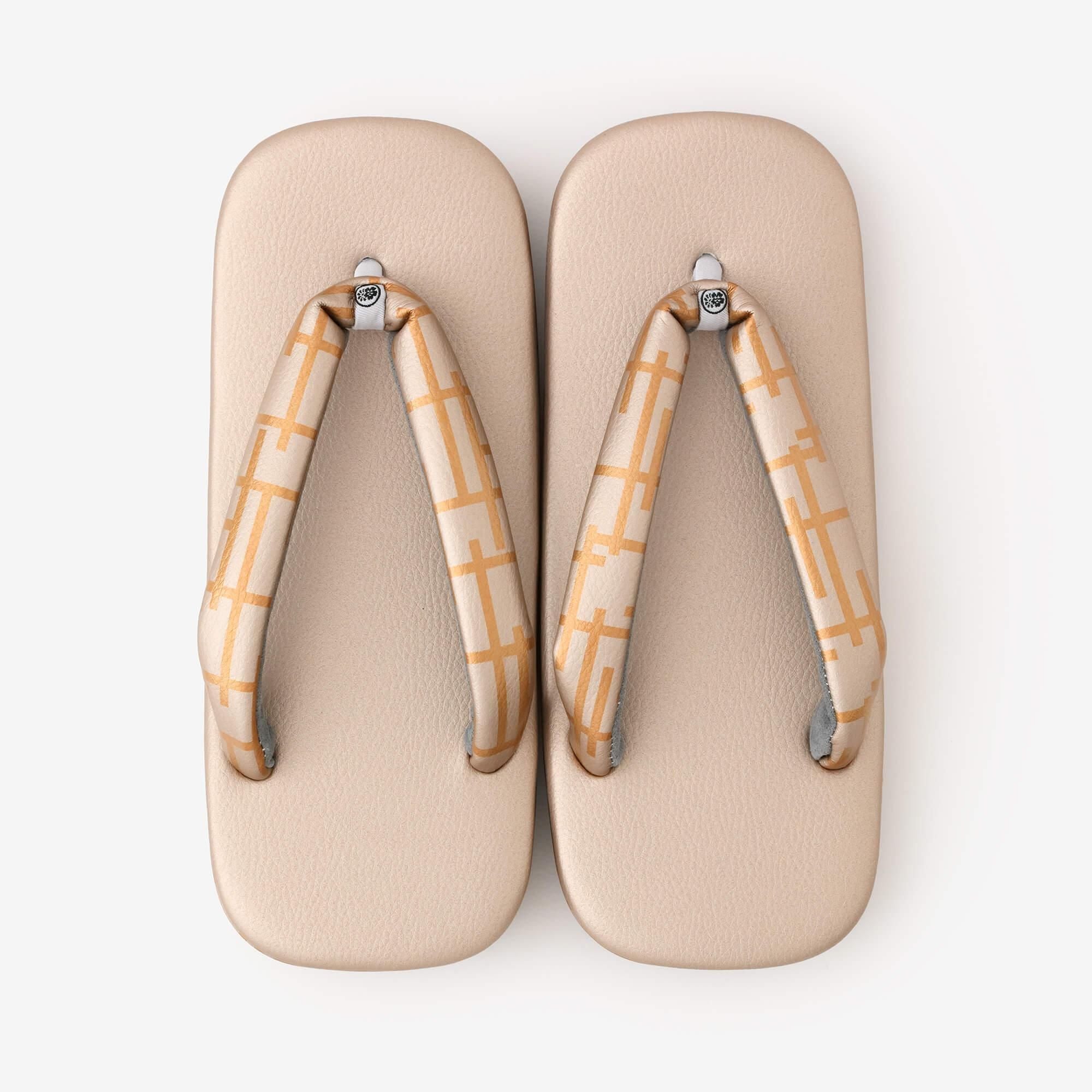 Nishijin Sandals / Fence Smoked Gold