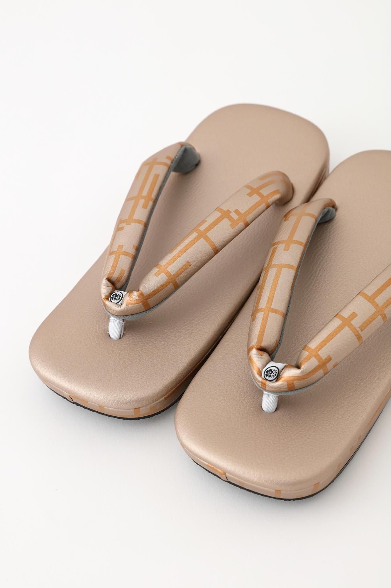 Nishijin Sandals / Fence Smoked Gold