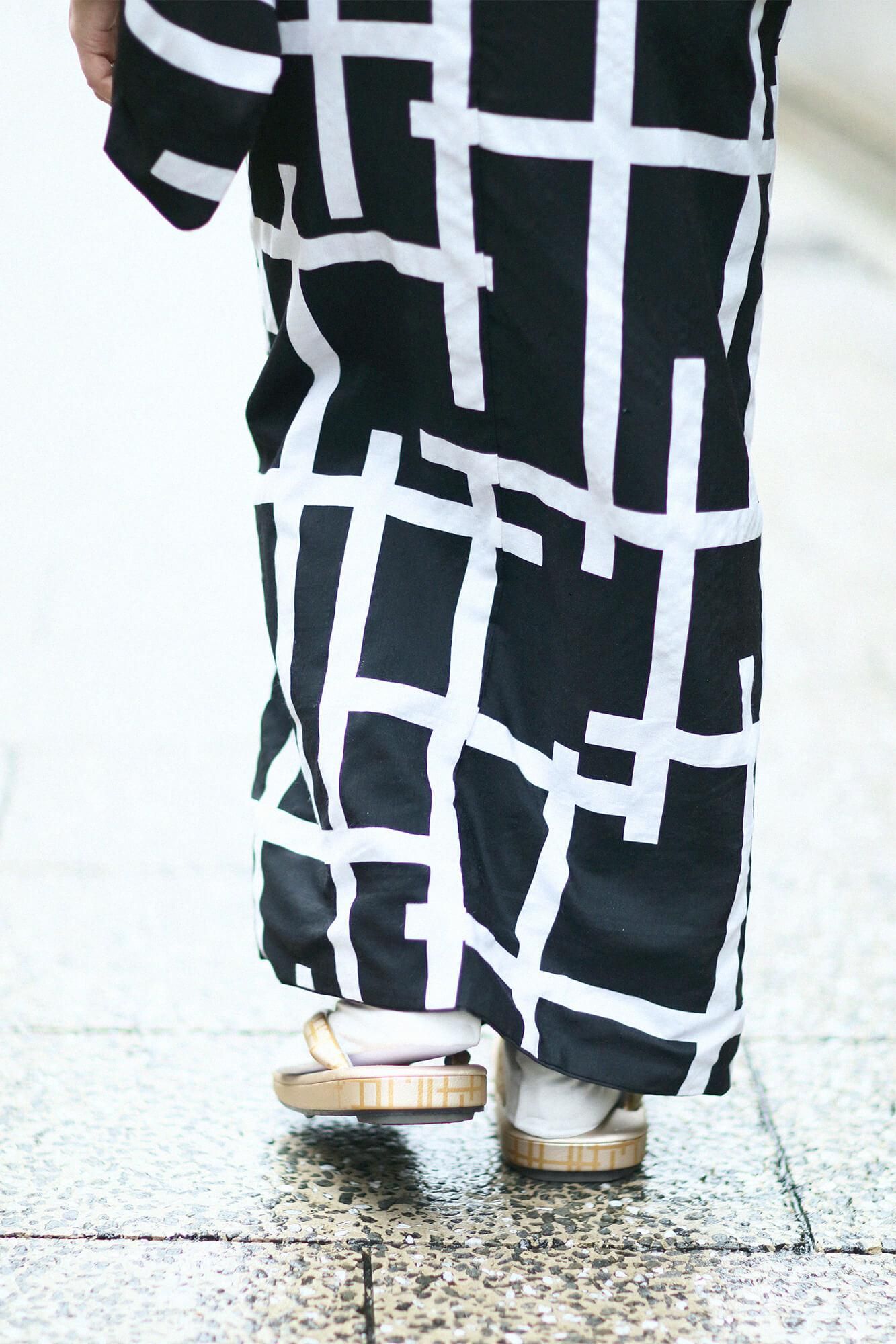 Nishijin Sandals / Fence Smoked Gold