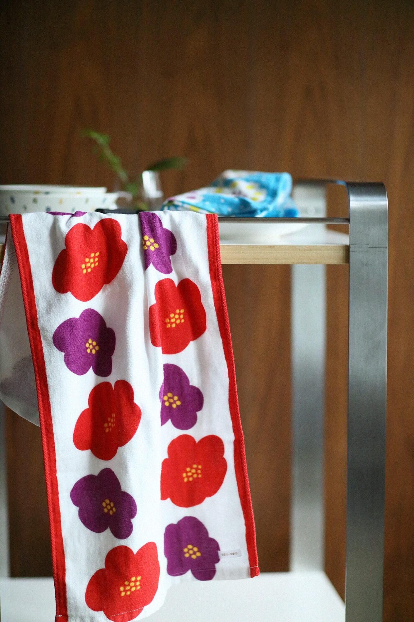 SOU・SOU×Marushin Face Towel / Hanatsubaki