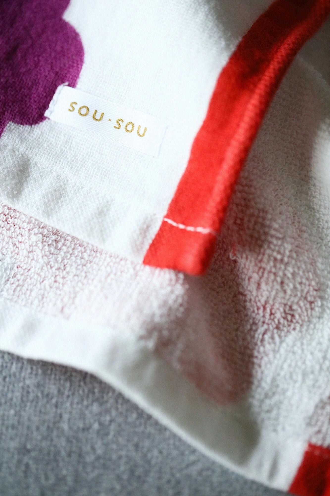 SOU・SOU×Marushin Face Towel / Hanatsubaki