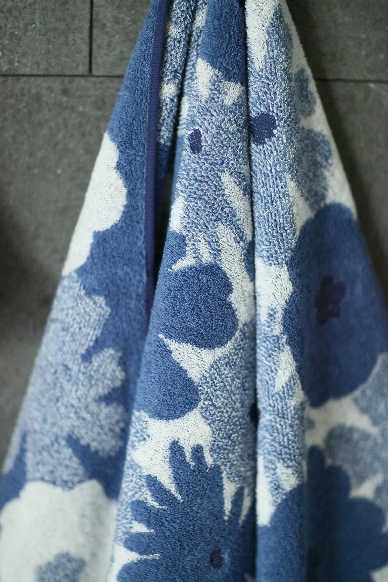 SOU・SOU×Marushin Bath Towel/Oraka Soft Ultramarine(Usukenjou)