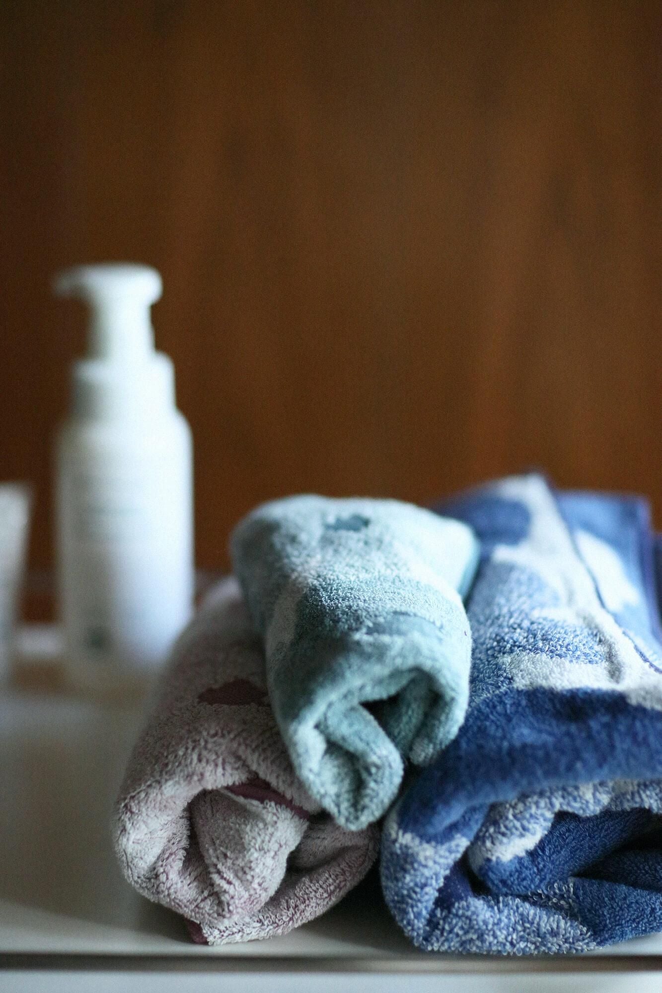 SOU・SOU×Marushin Bath Towel/Oraka Soft Ultramarine(Usukenjou)