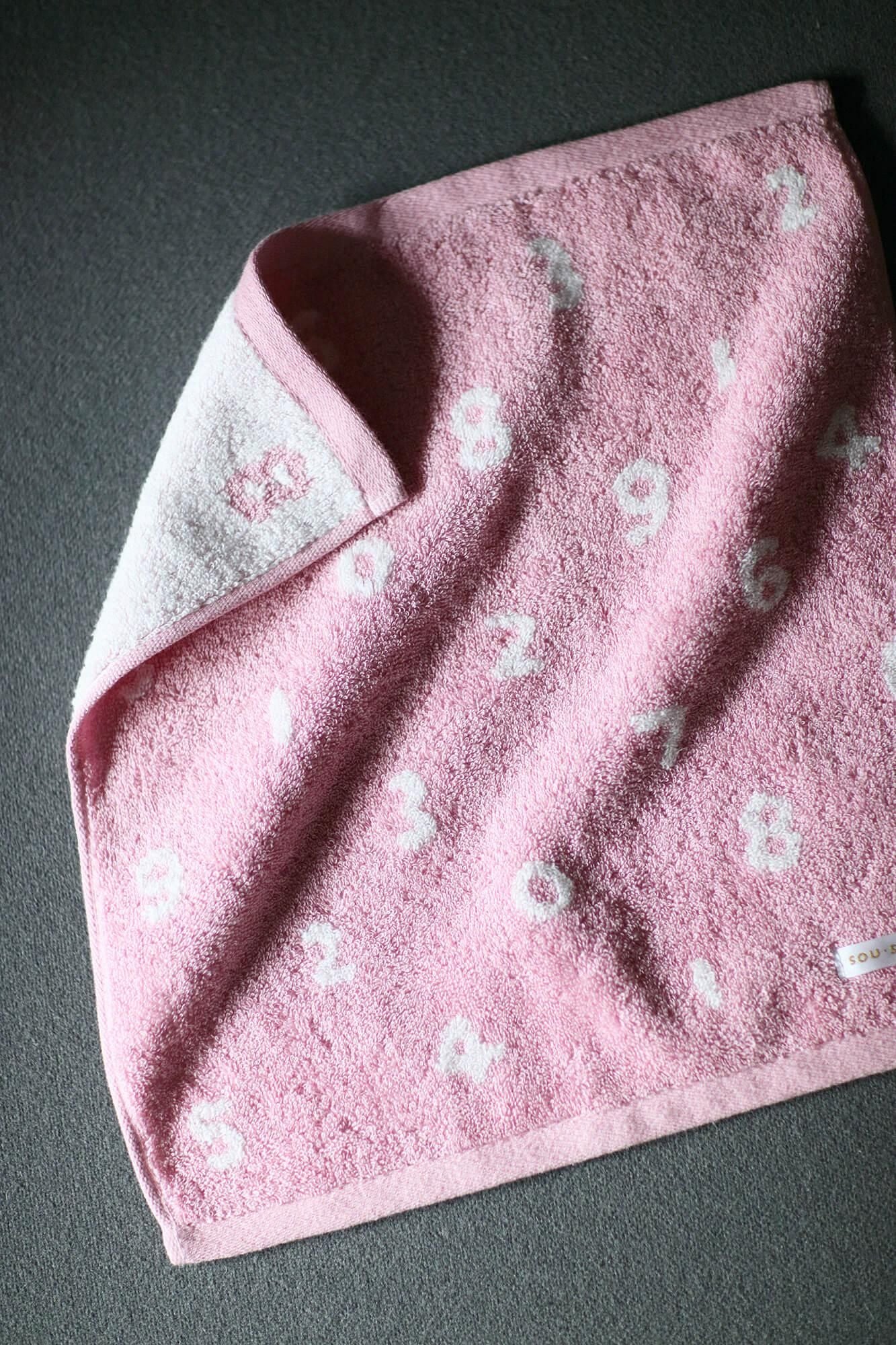 SOU・SOU×Marushin Wash Towel / SO-SU-U Light Peach Color