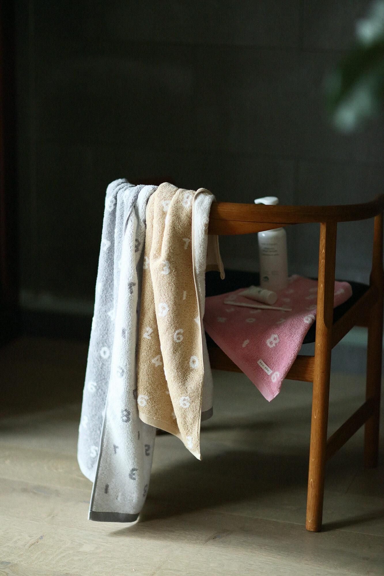 SOU・SOU×Marushin Wash Towel / SO-SU-U Light Peach Color