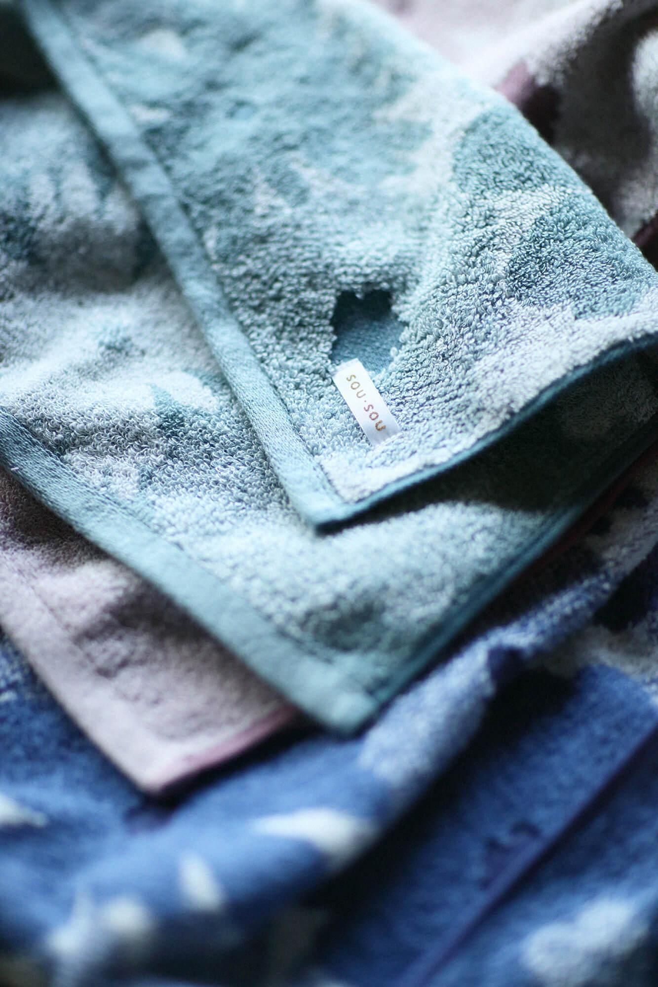 SOU・SOU×丸眞 手巾/落落大方 淺藍色
