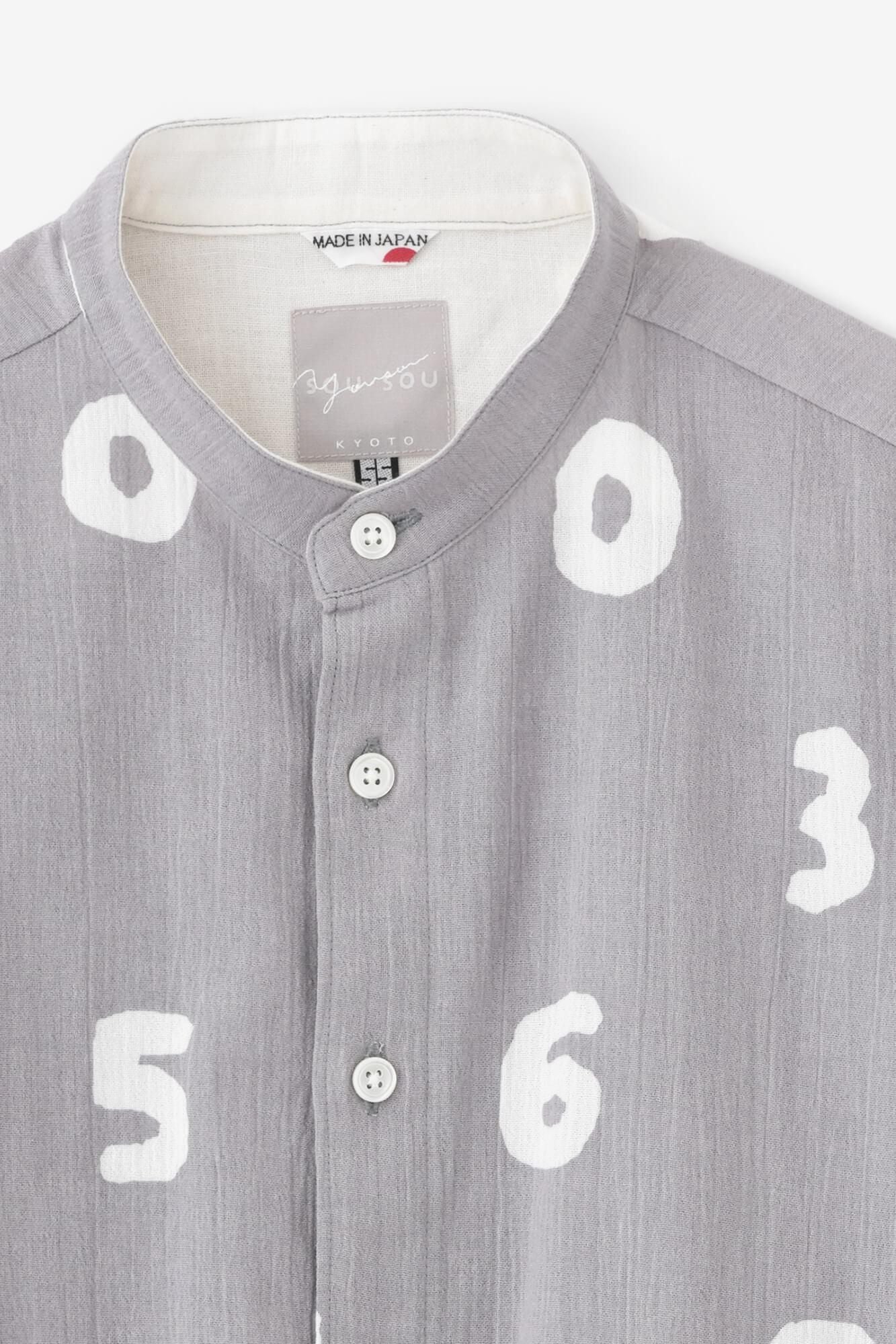 takashima chiku 20/20支架领子短袖衬衫SP/so-su-u