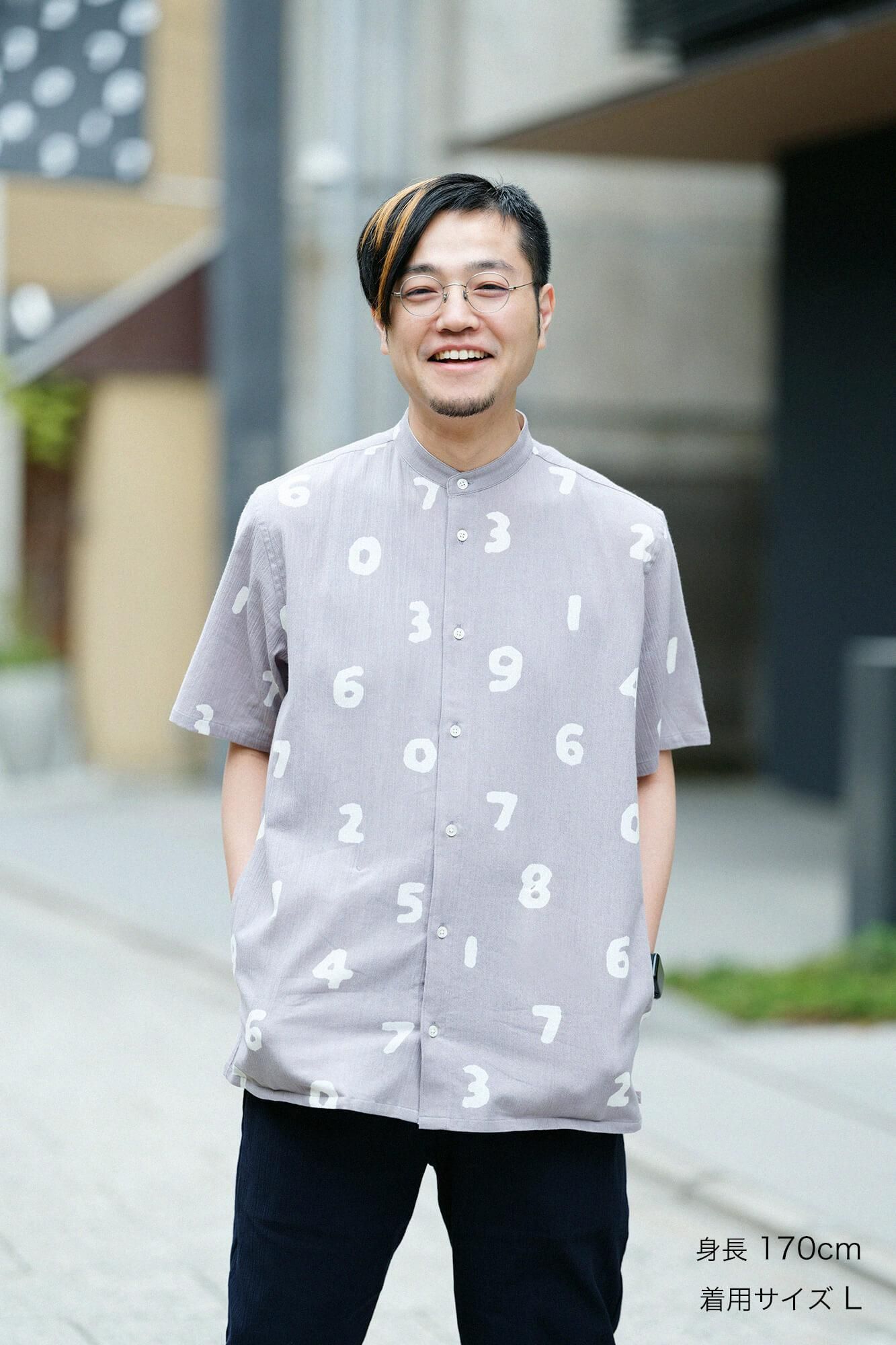 takashima chiku 20/20支架领子短袖衬衫SP/so-su-u