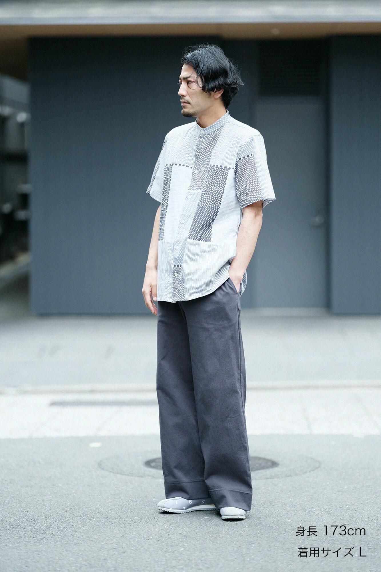 Takashima Chiku 20/20支架领子短袖衬衫SP/Magasane