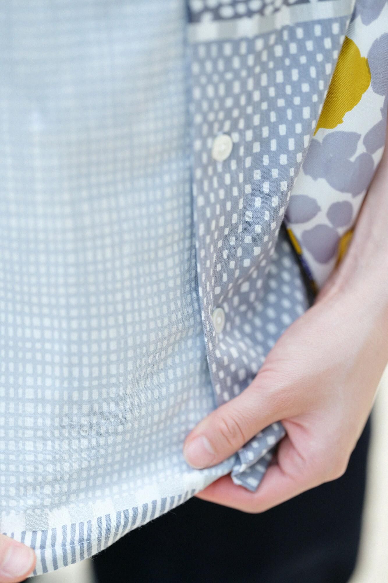 Takashima Chiku 20/20支架领子短袖衬衫SP/Magasane