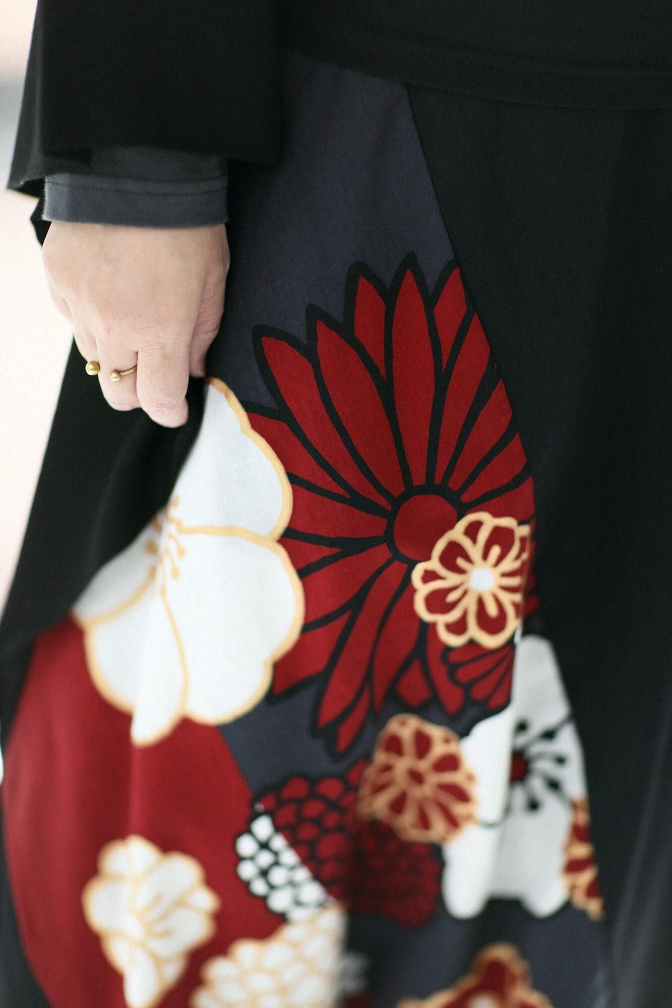 モスリン 富士(ふじ) 2.0/濡羽色(ぬればいろ)×金襴緞子(きんらんどんす)